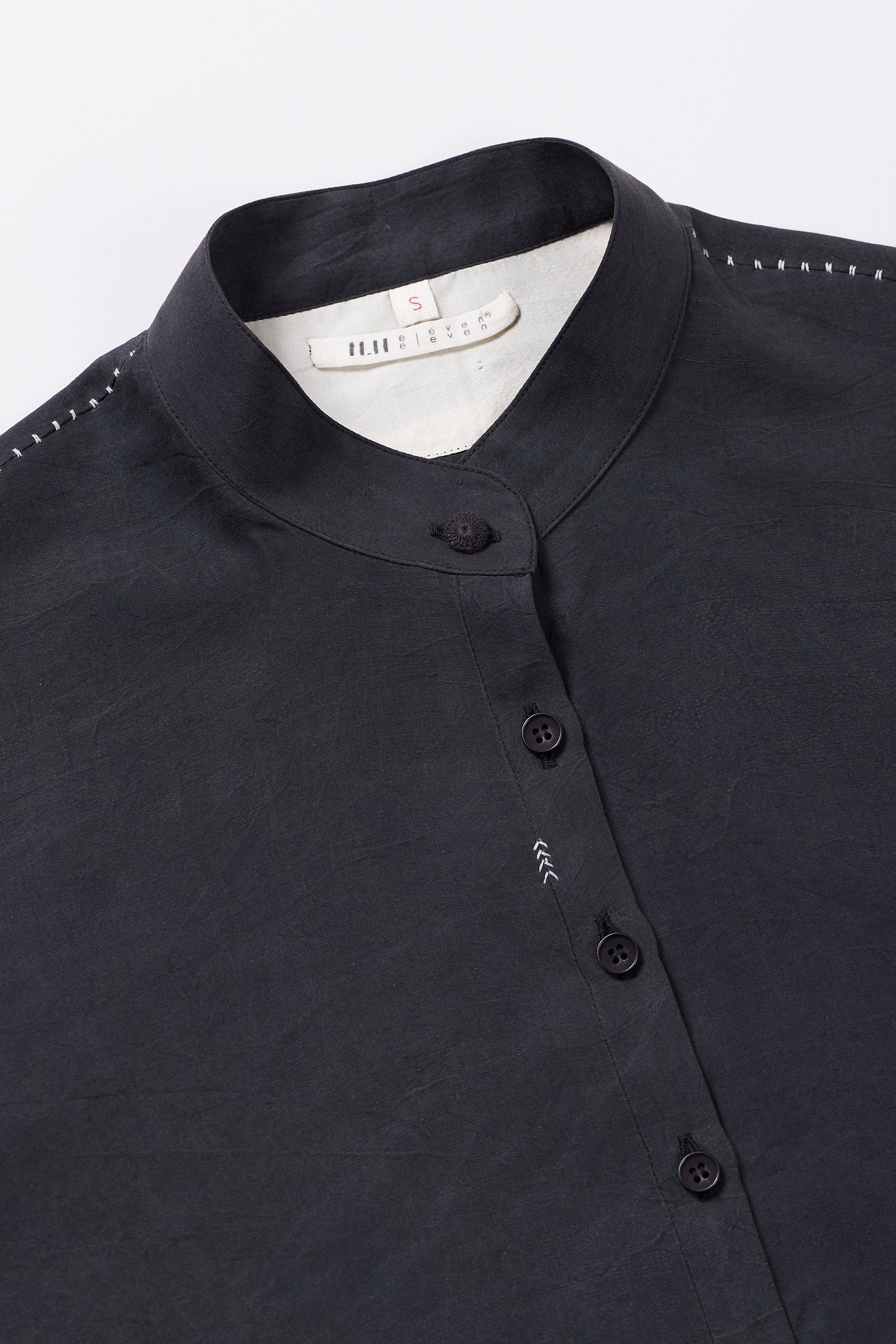 BAND COLLAR SHIRT