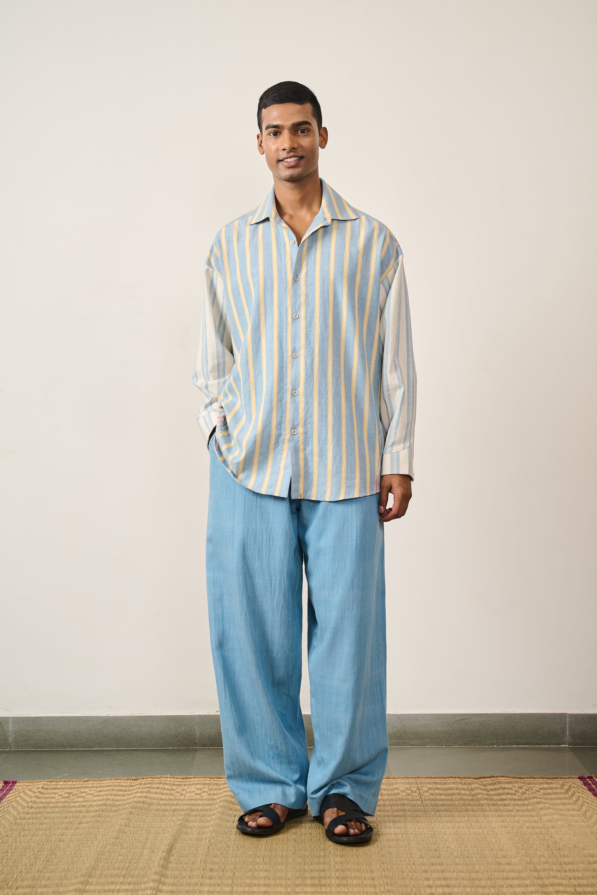 Multi-Colour Yarn Dyed Statement Shirt