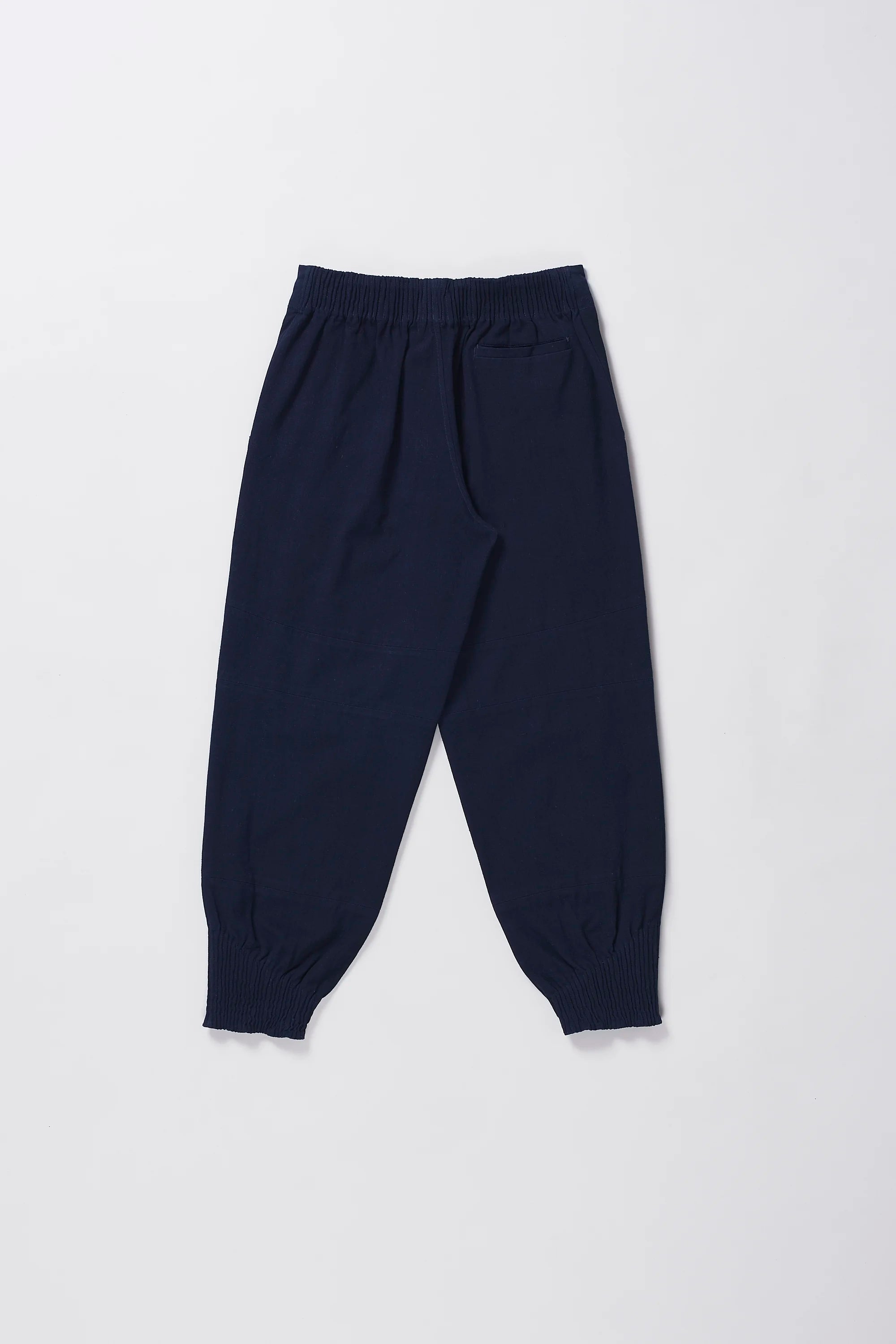 INDIGO WOVEN JOGGERS
