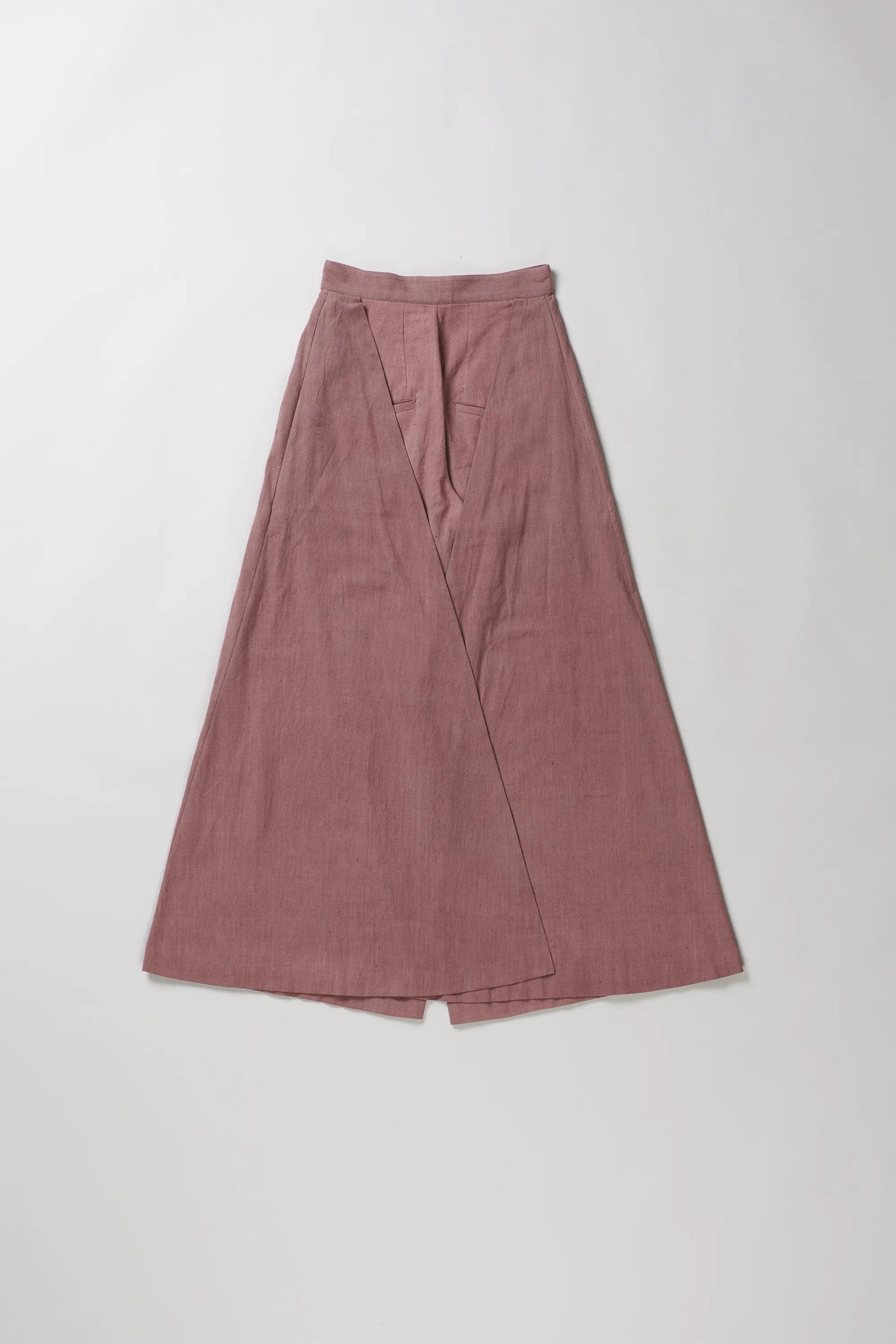 High Waisted Trousers in Dusky Mauve