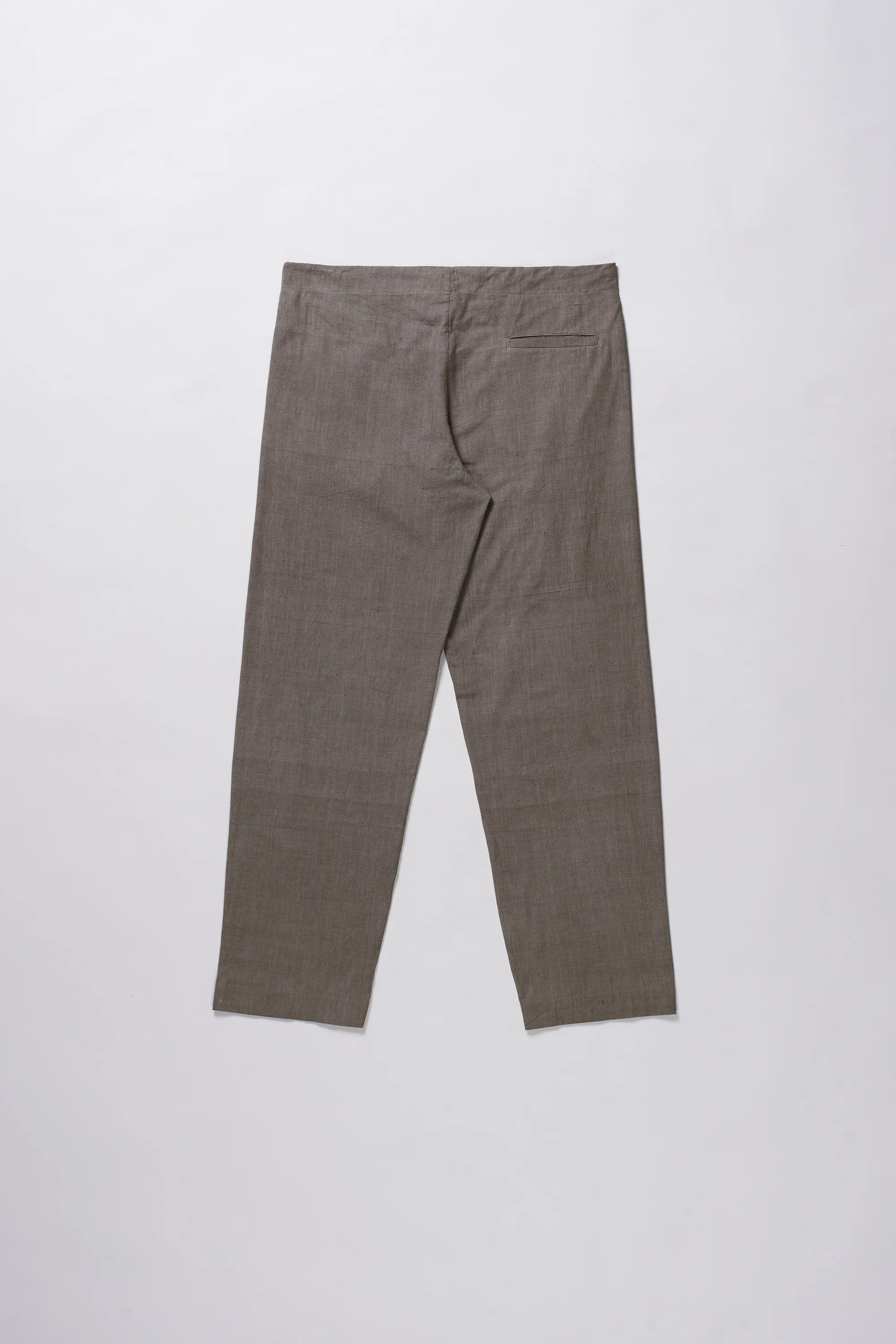Drawstring Cotton Pant in Ash Grey