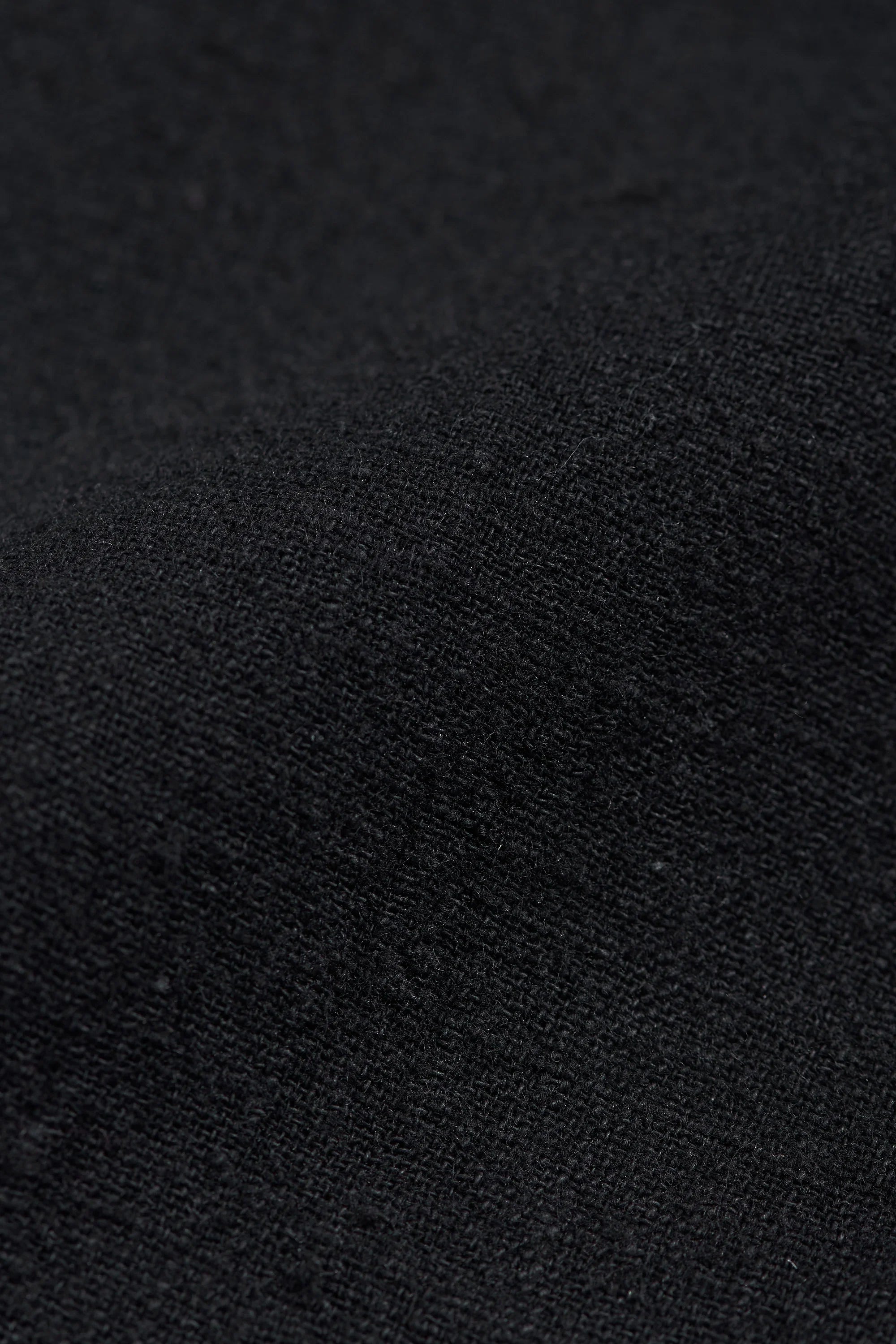 Cotton Elastic Pants in Black