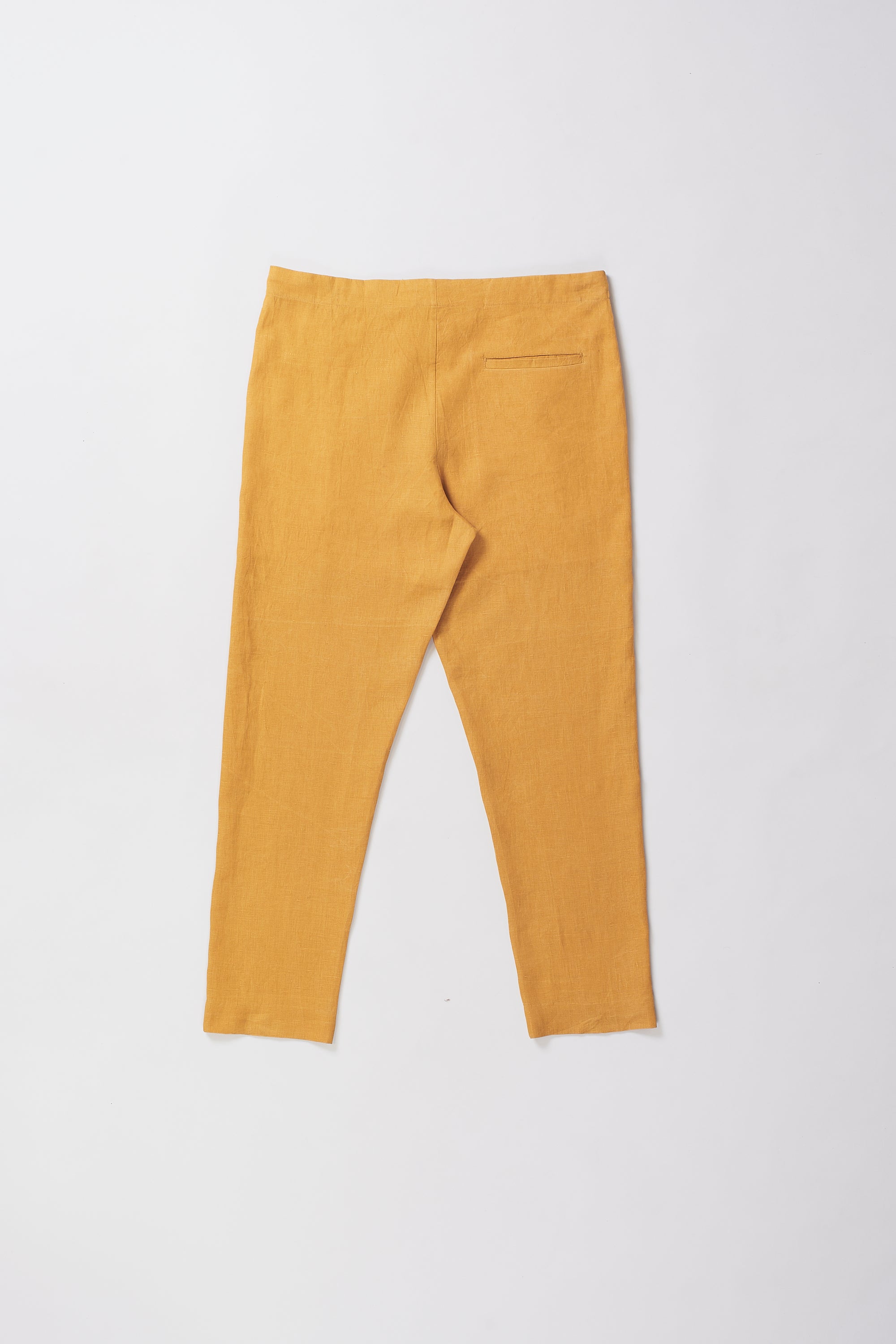 MUSTARD YELLOW STRING PANTS