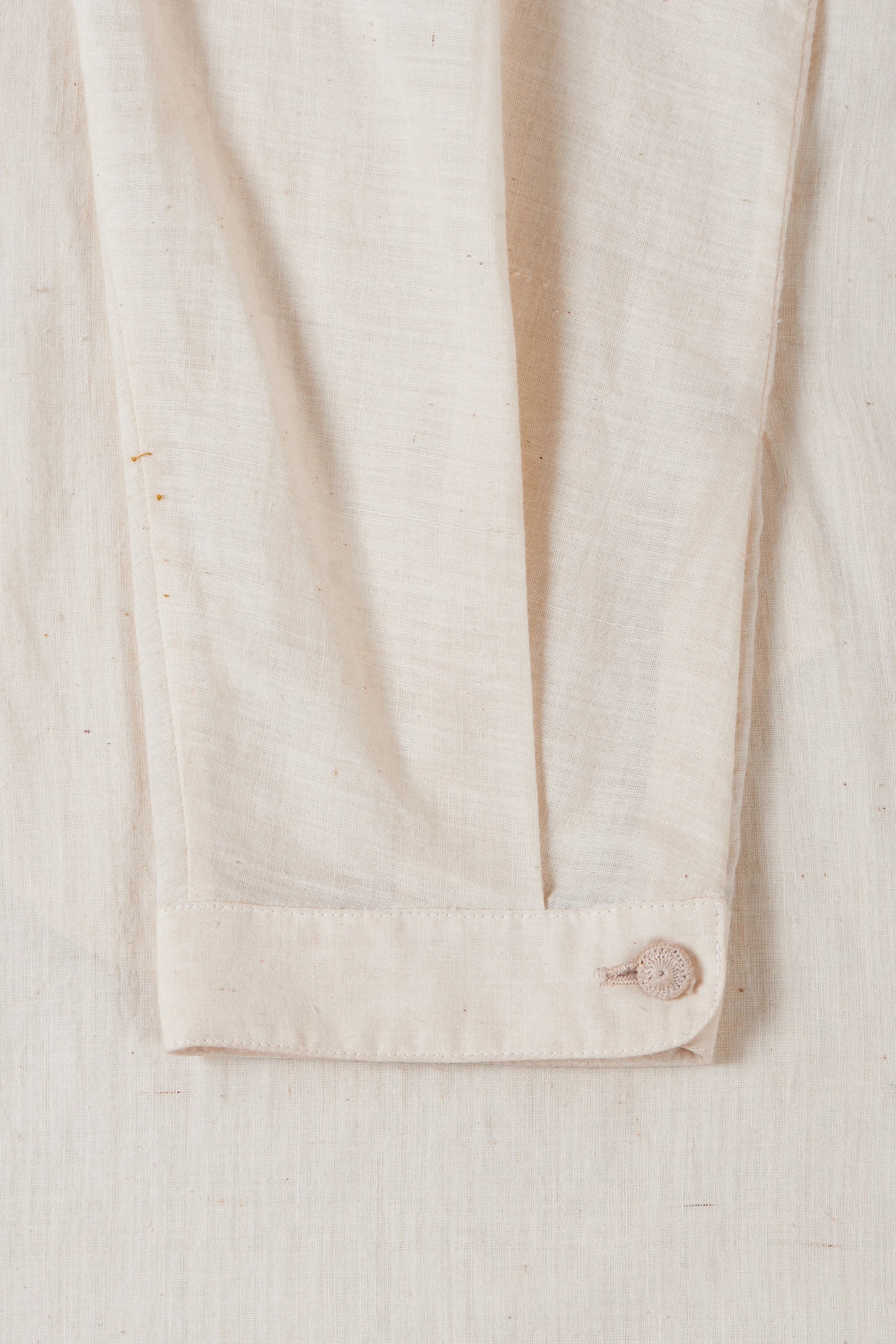 Kimono Full Sleeve Ecru Shirt