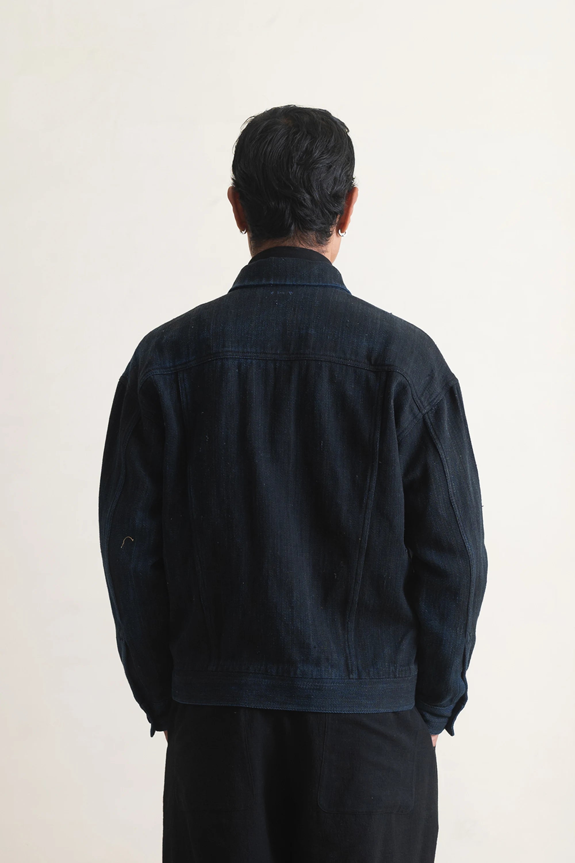 Black Denim Trucker Jacket