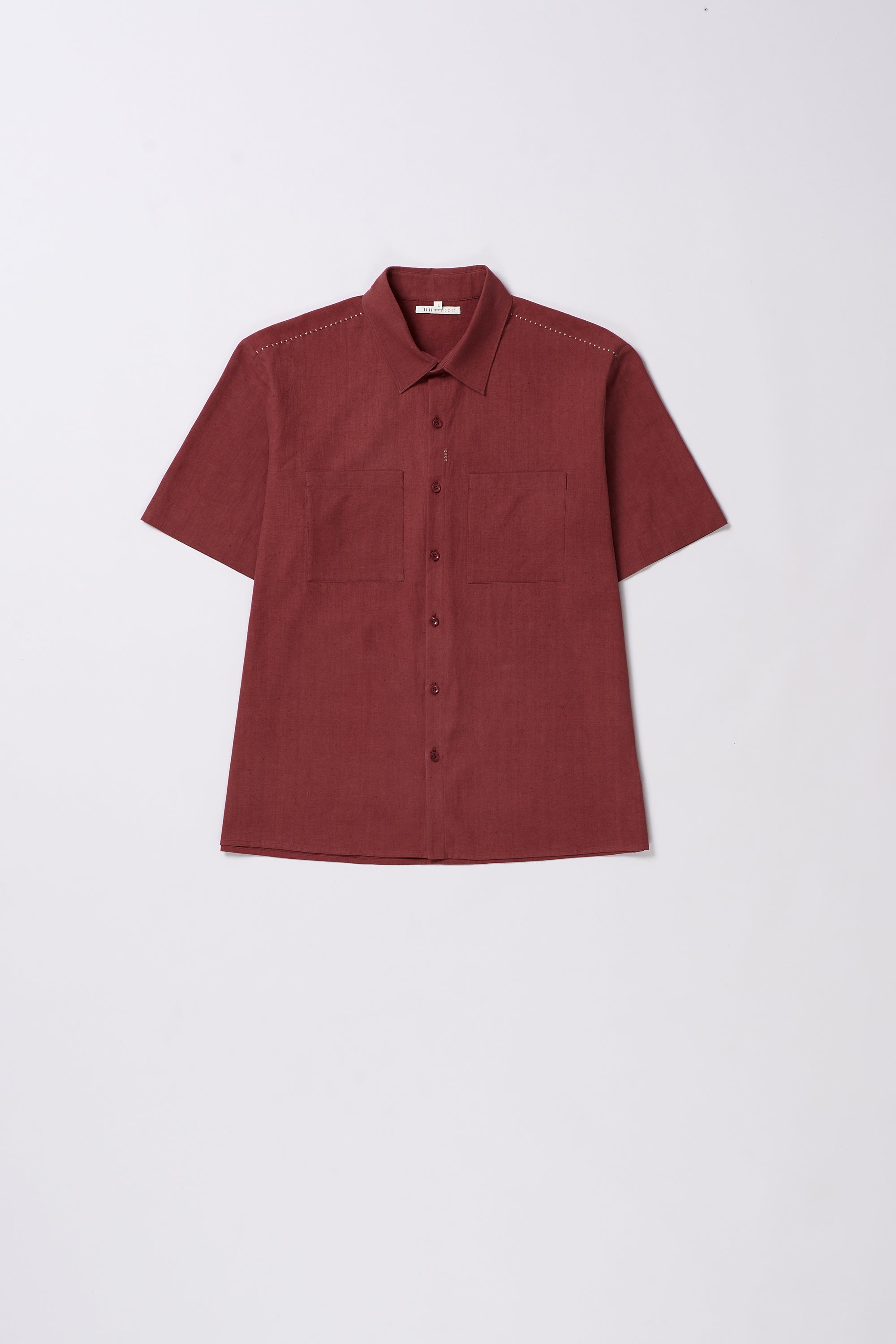 CRIMSON PINK HALF SLEEVE SHIRT