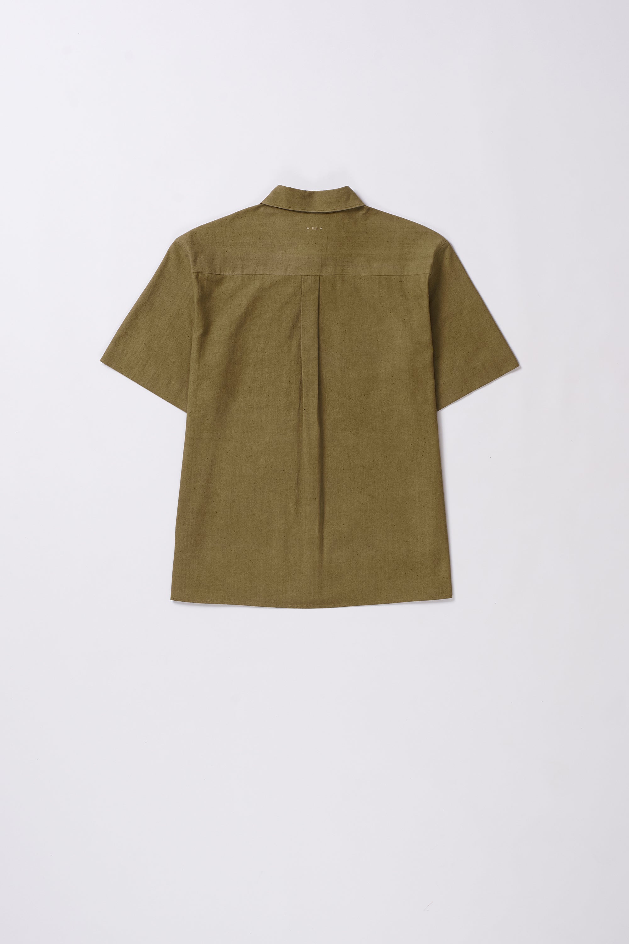 KHAKI GREEN HALF SLEEVE SHIRT