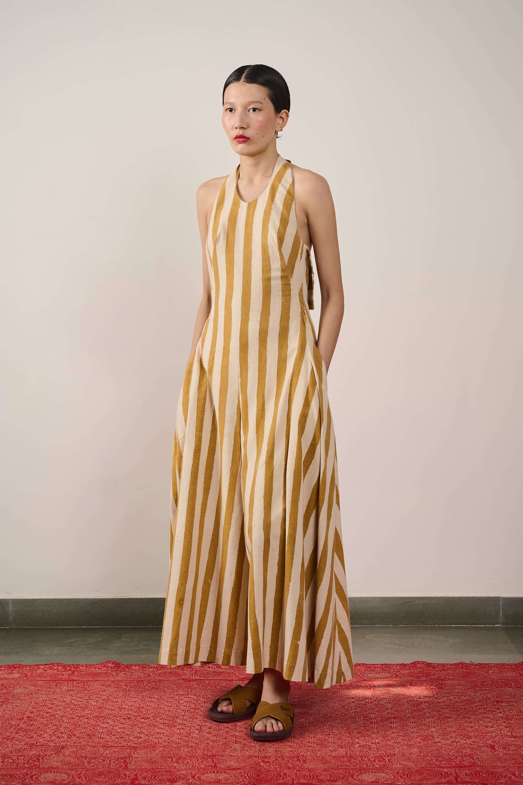 HALTER NECK JUMPSUIT