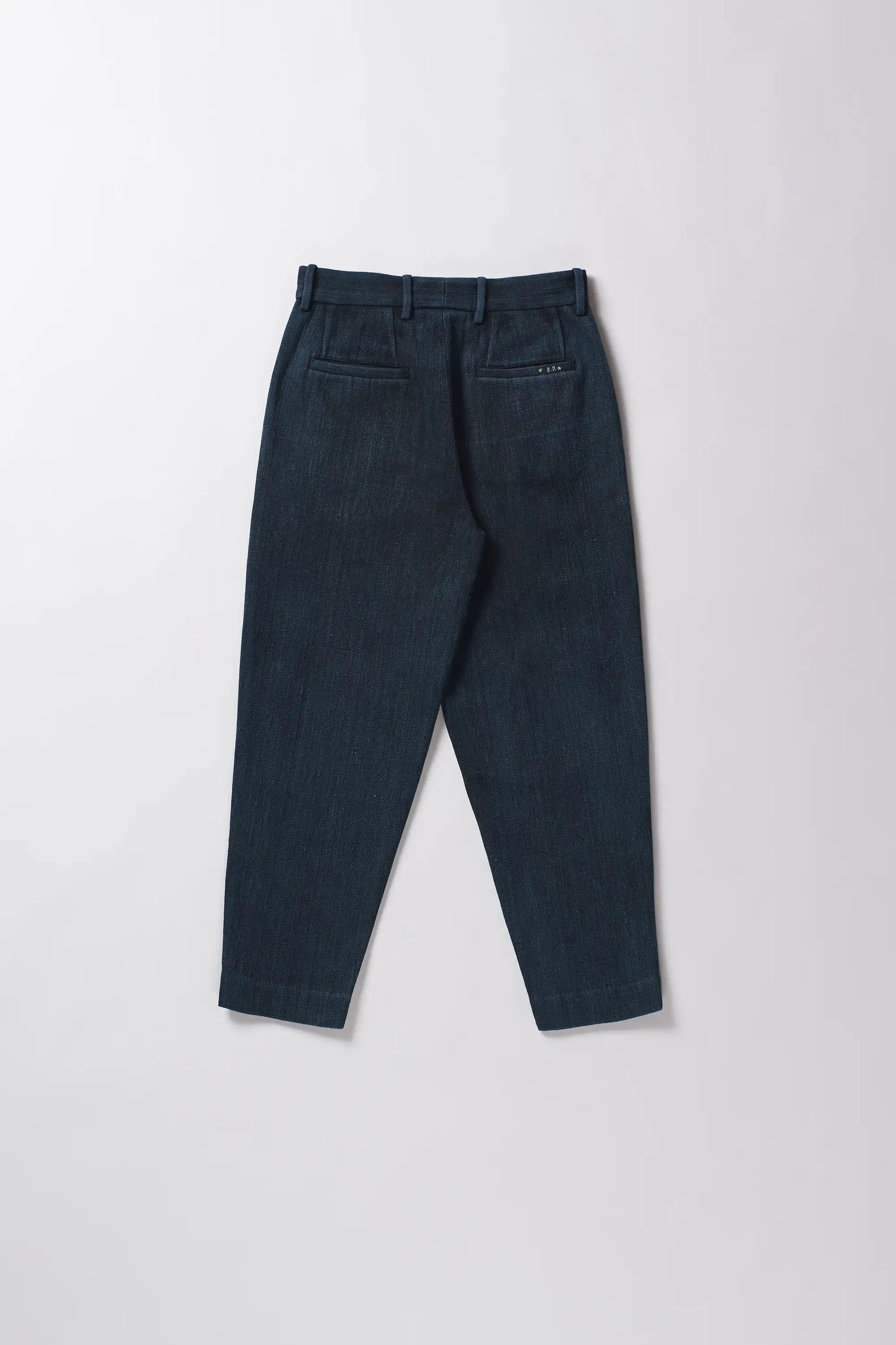 Midnight Indigo Denim Wide Trousers