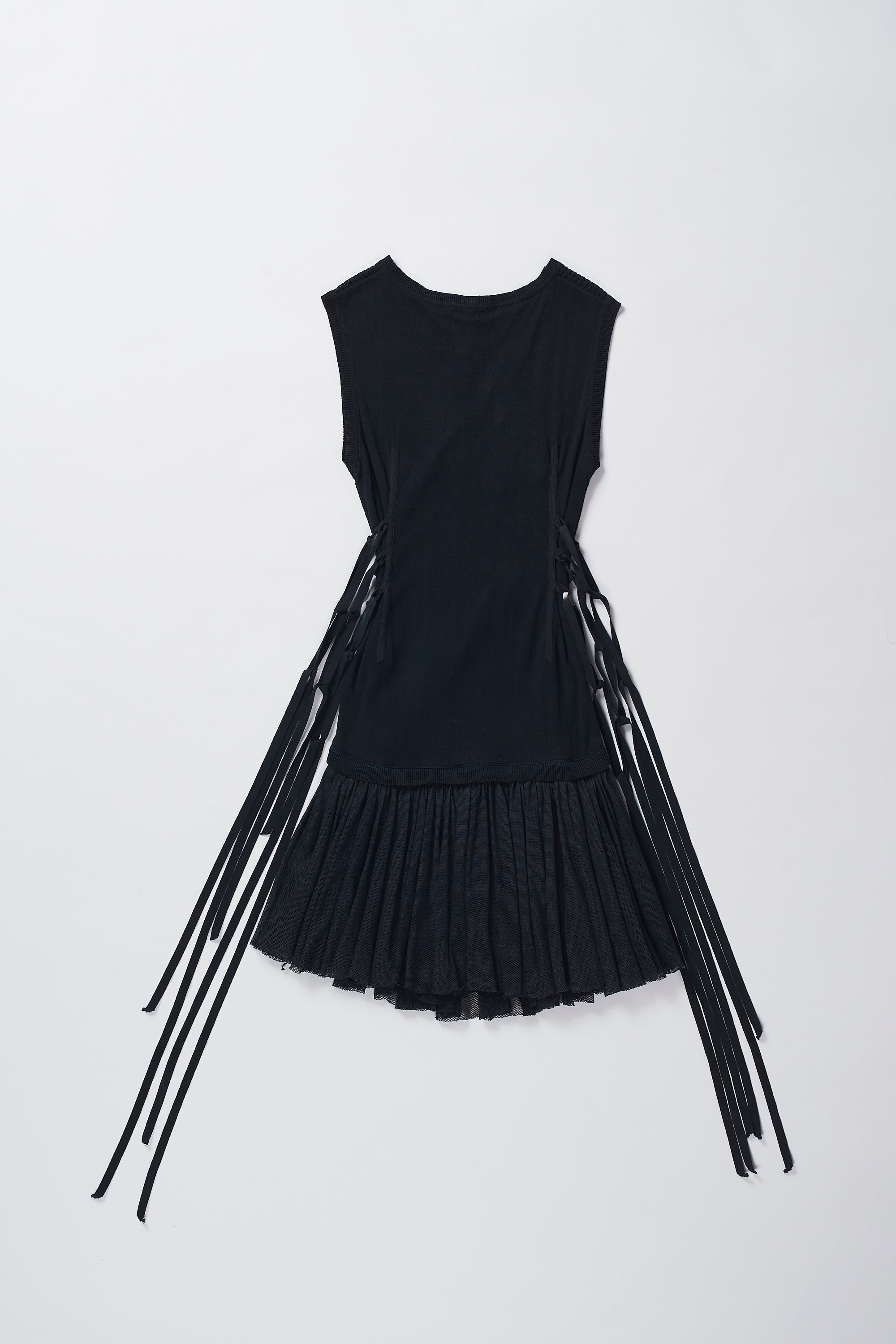 KNITTED BACK DRESS
