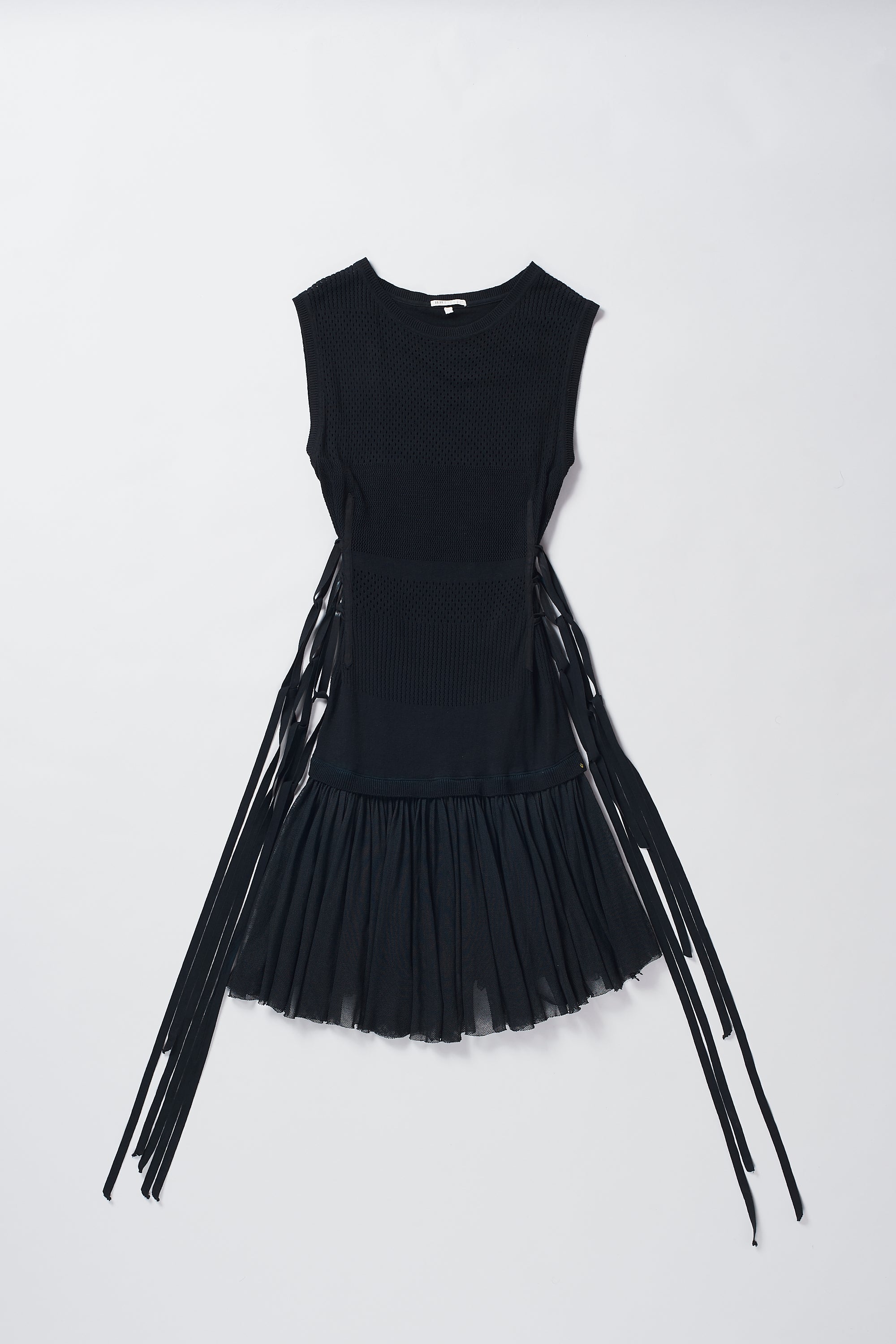 KNITTED BACK DRESS