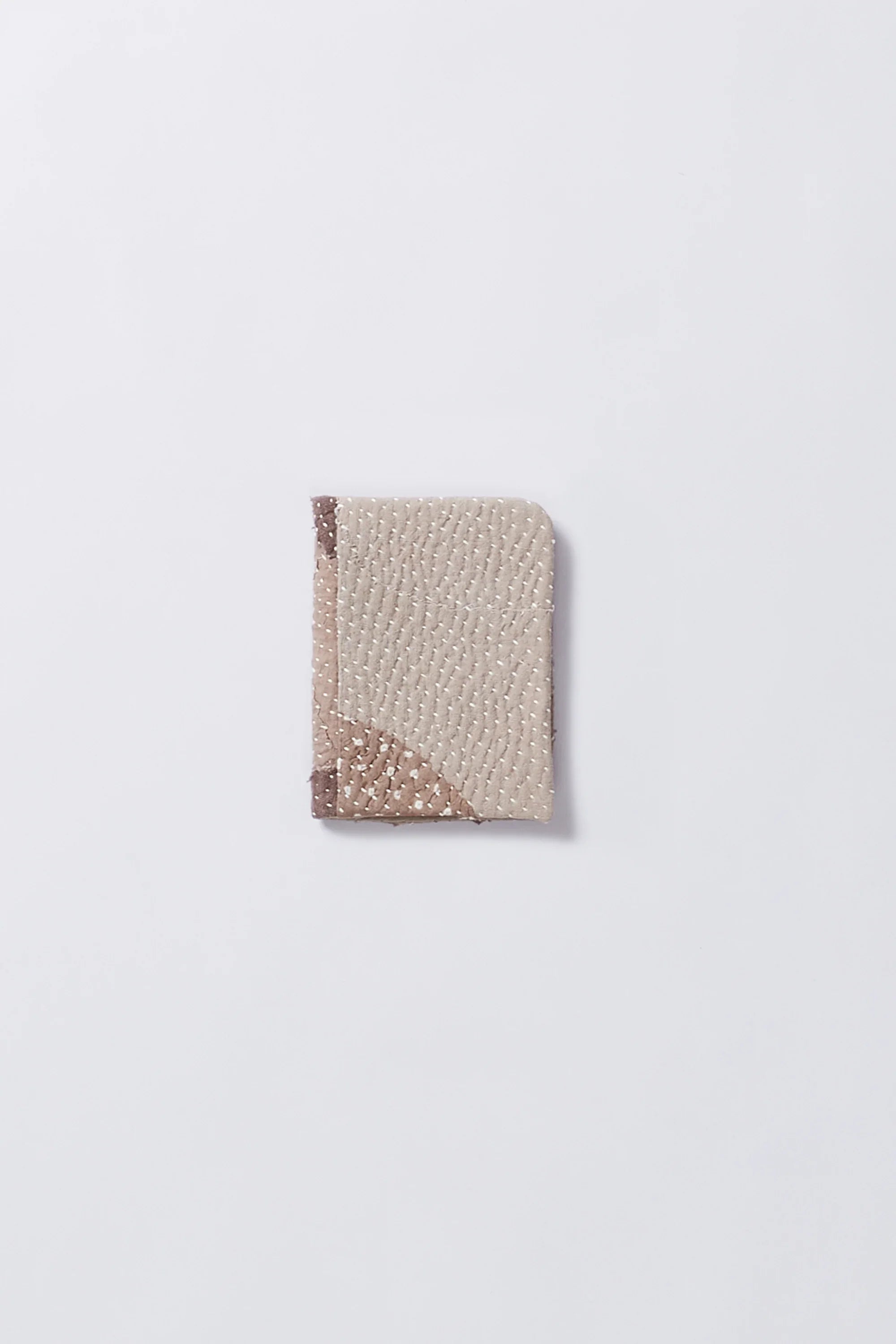 Handmade Wine Kantha Notebook