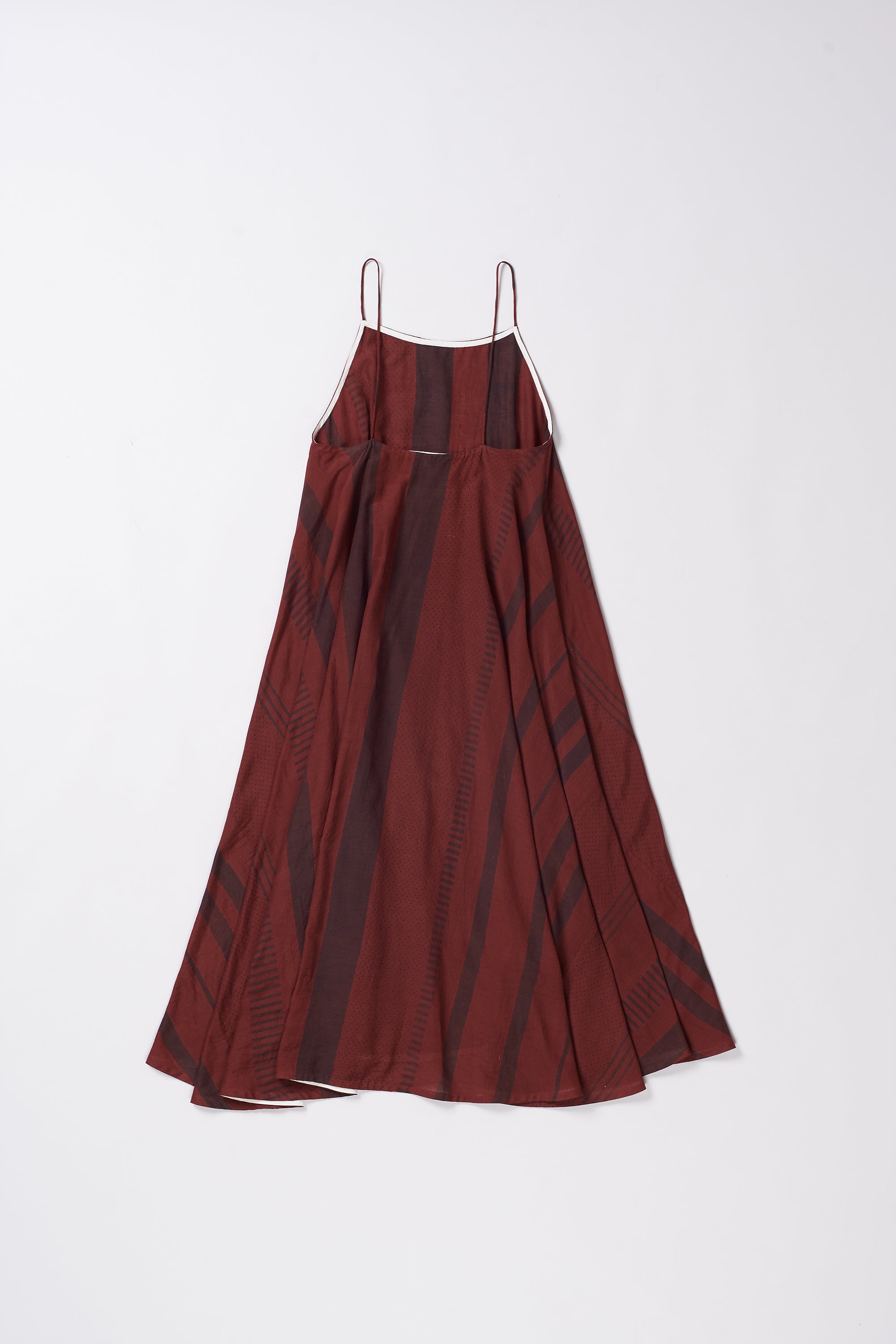 BLOCK PRINTED STRAPPY DRESS