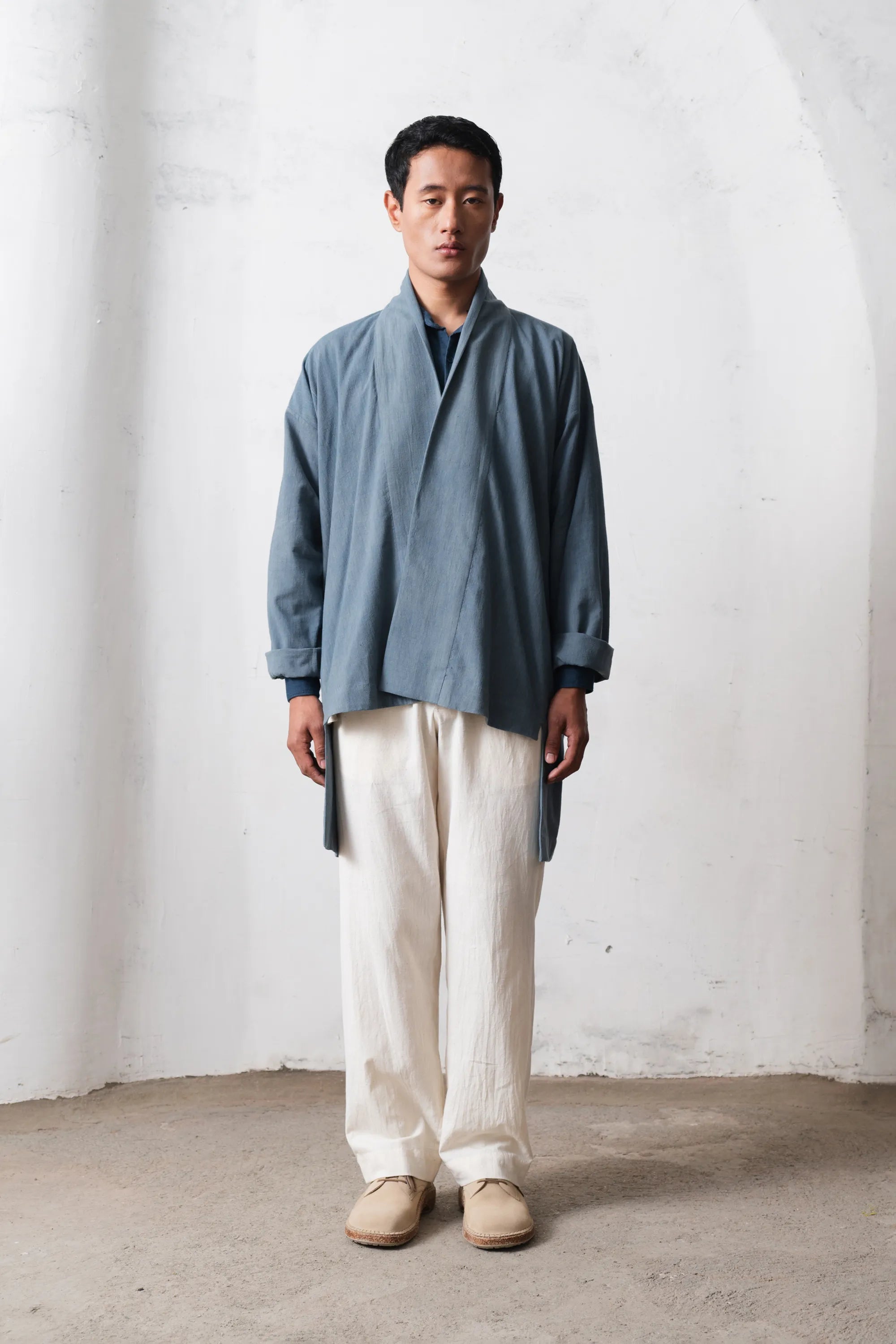 Powder Blue Kimso Shacket