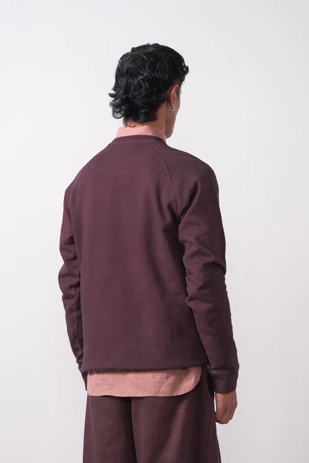 Kolz Sweatshirt in Purple Red