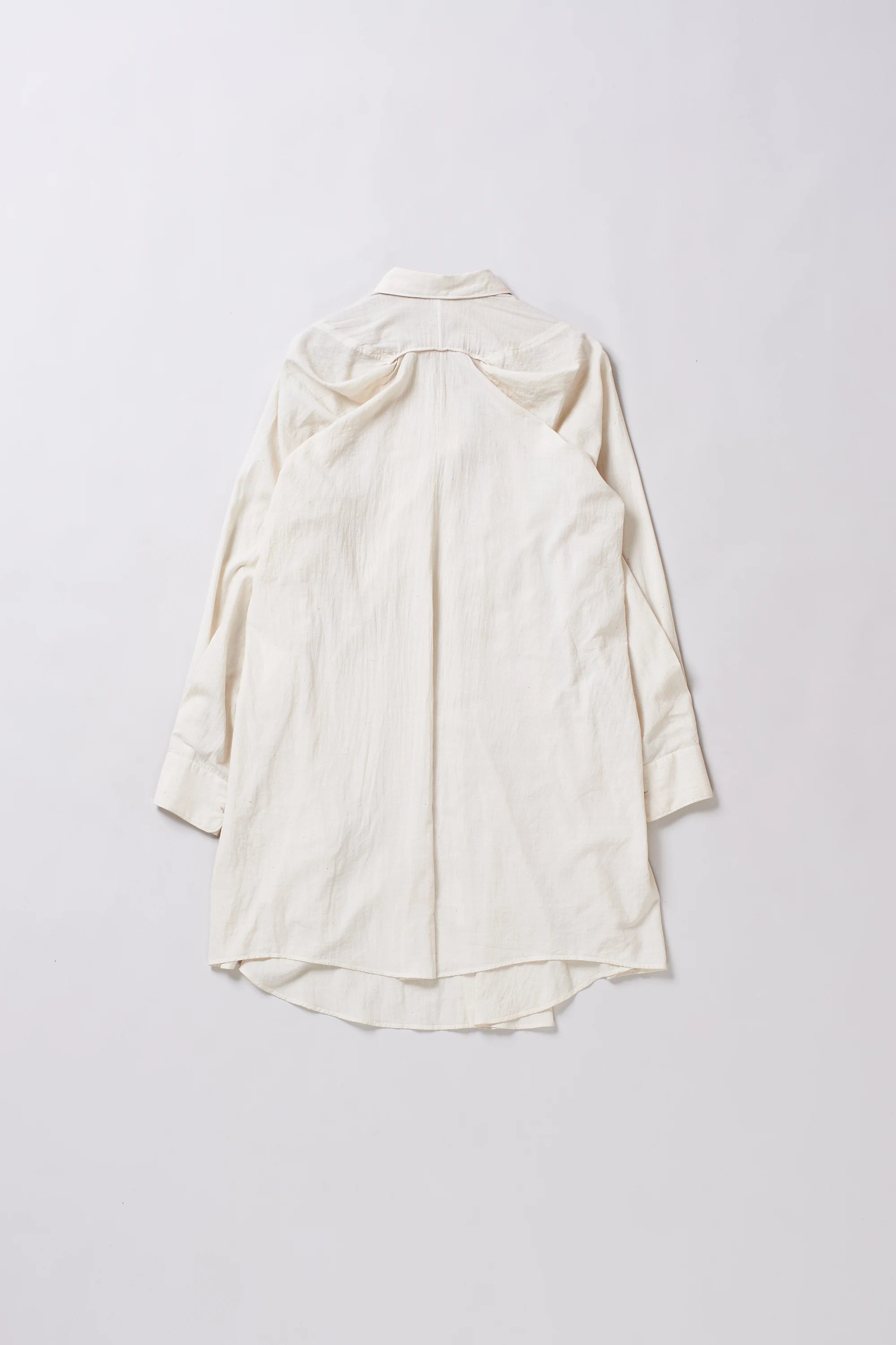 Lam Ecru Cotton Shirt