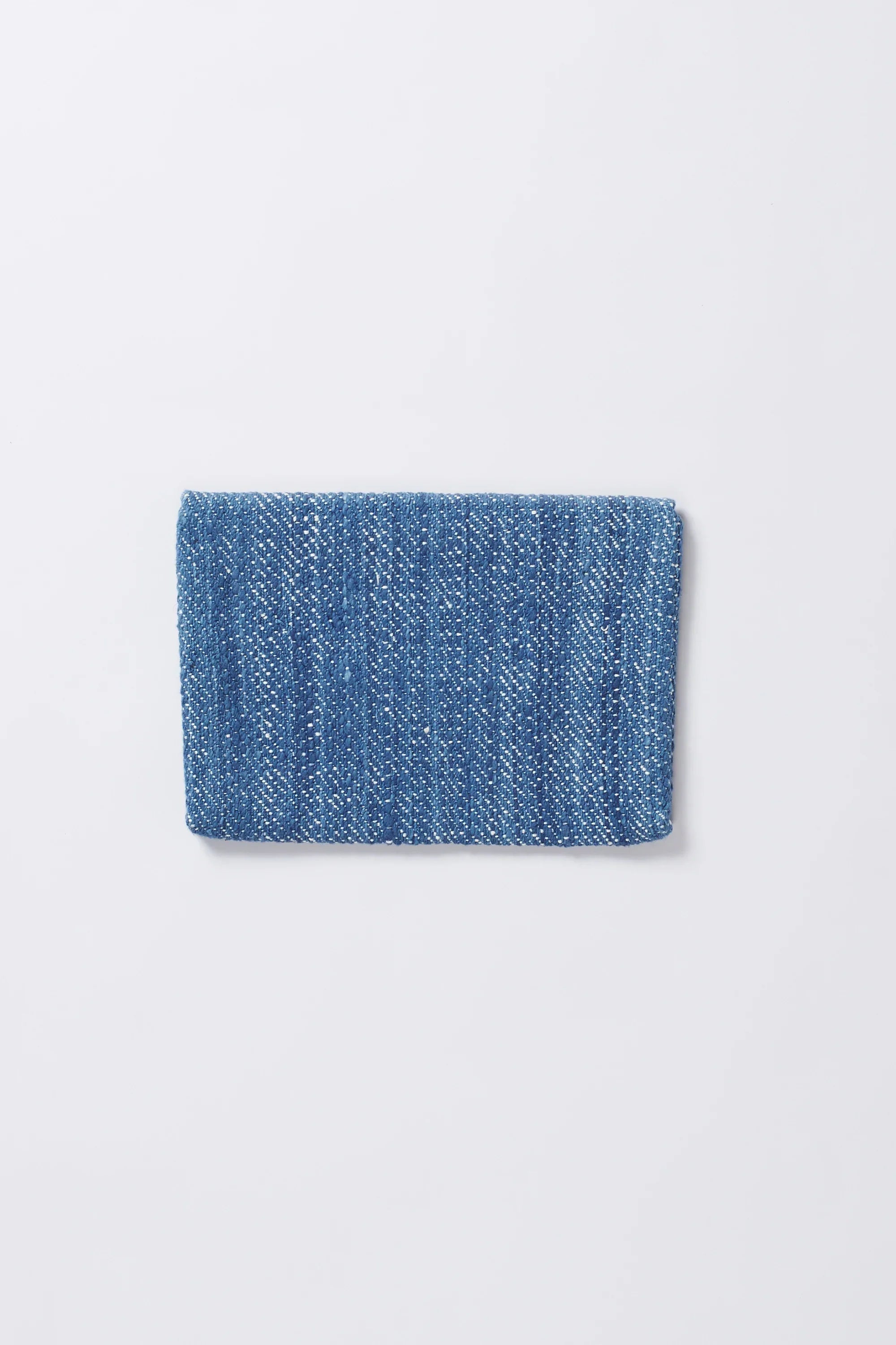 Handspun Laptop Sleeve in Medium Indigo