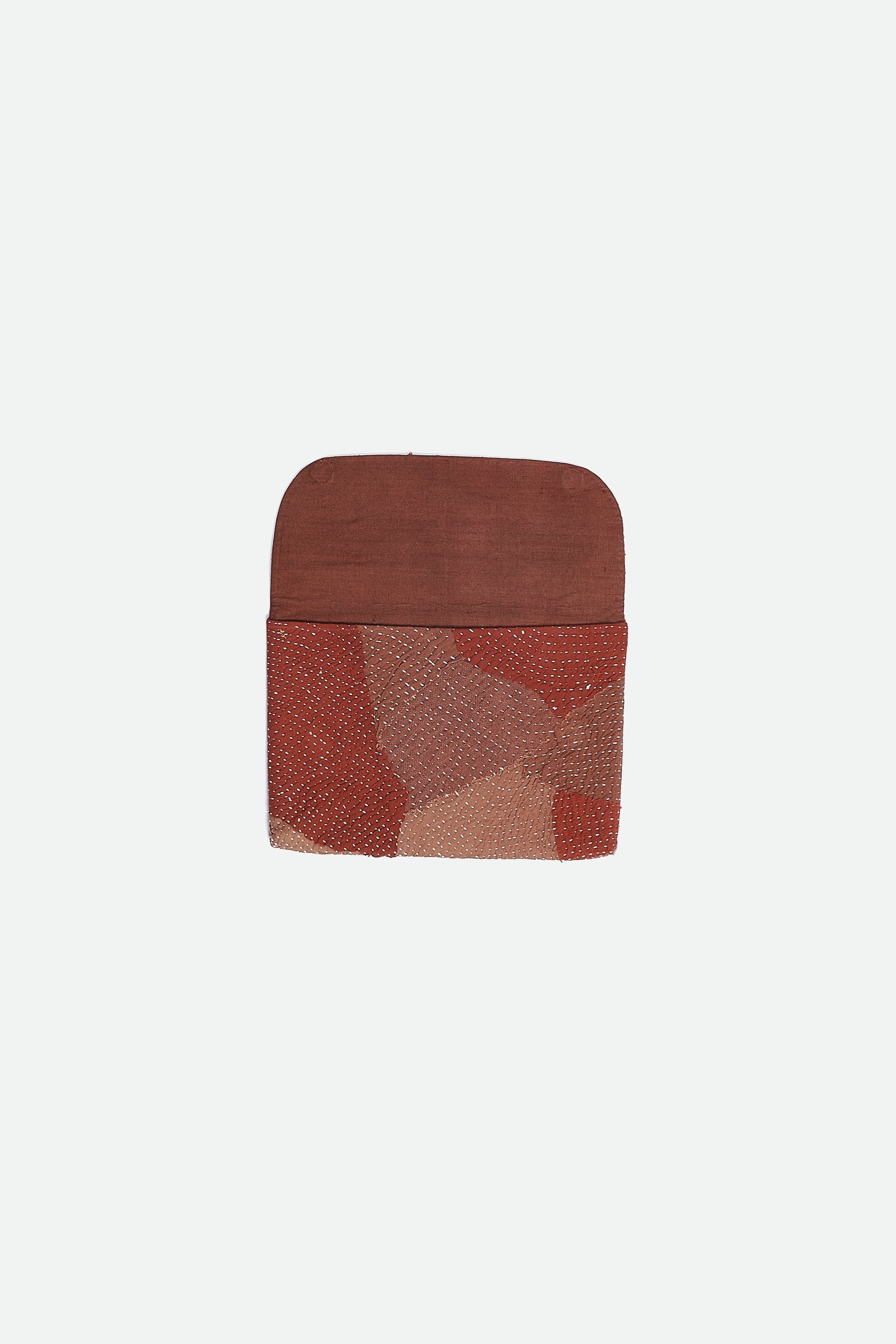 Brick Red Patchwork Laptop Sleeve