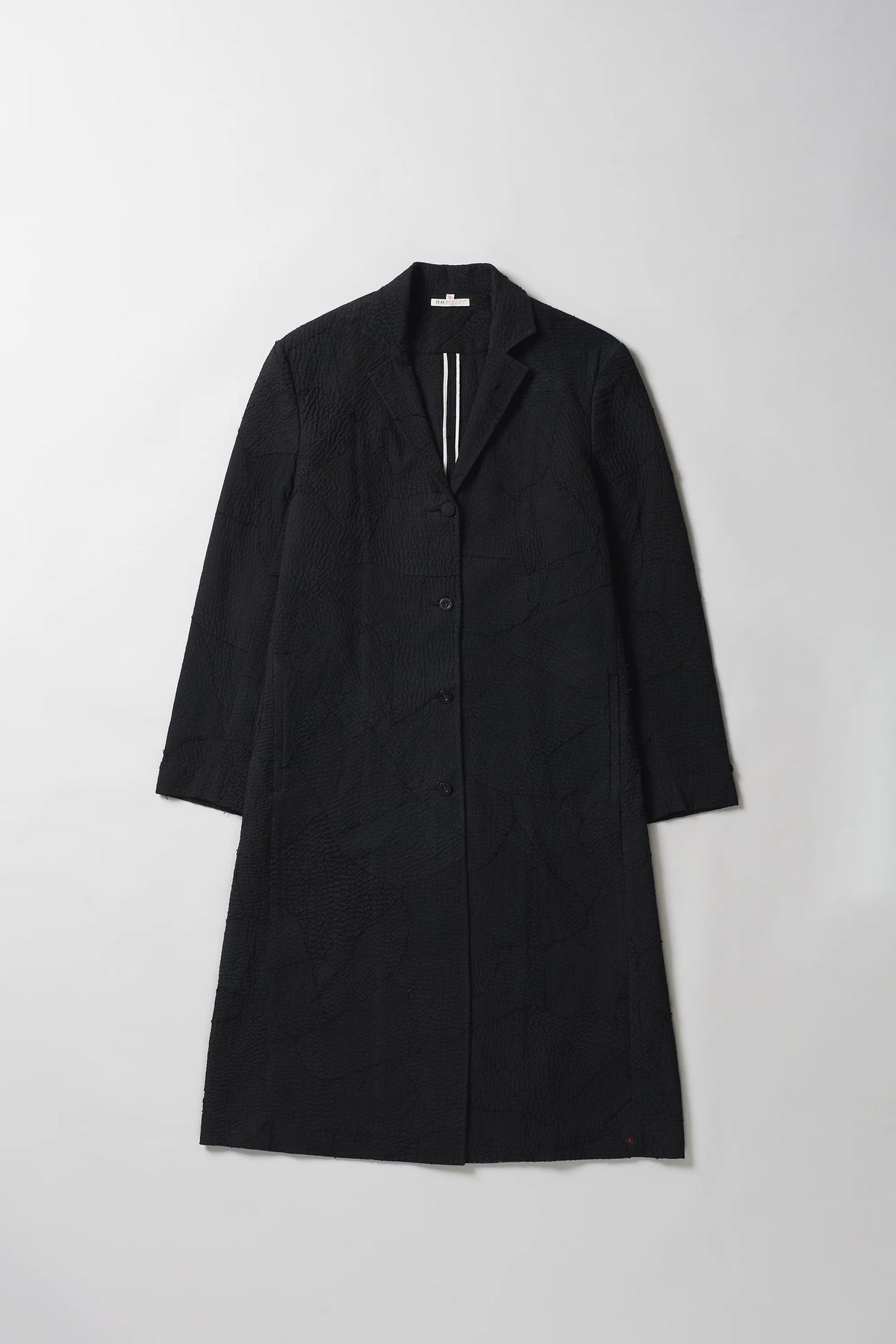 Oversized Patchwork Jacket in Black