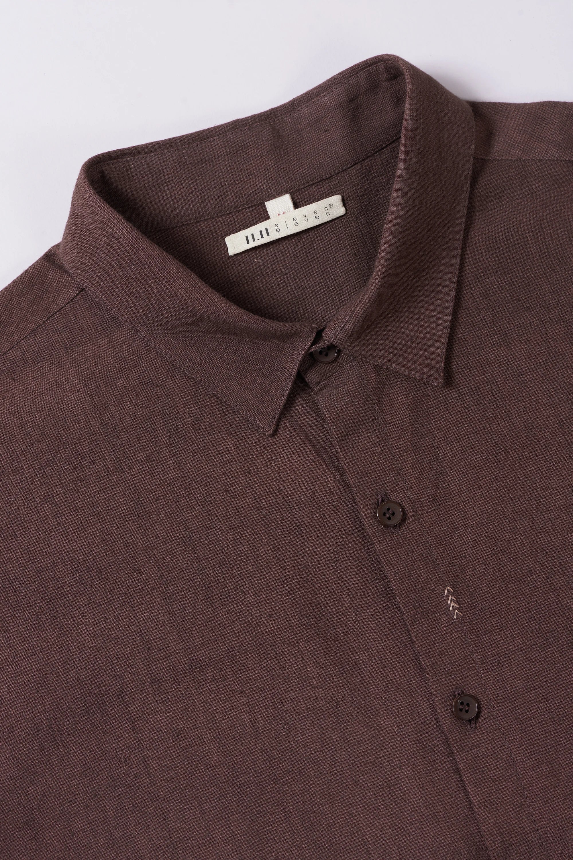 Burnt Umber Cotton Shirt