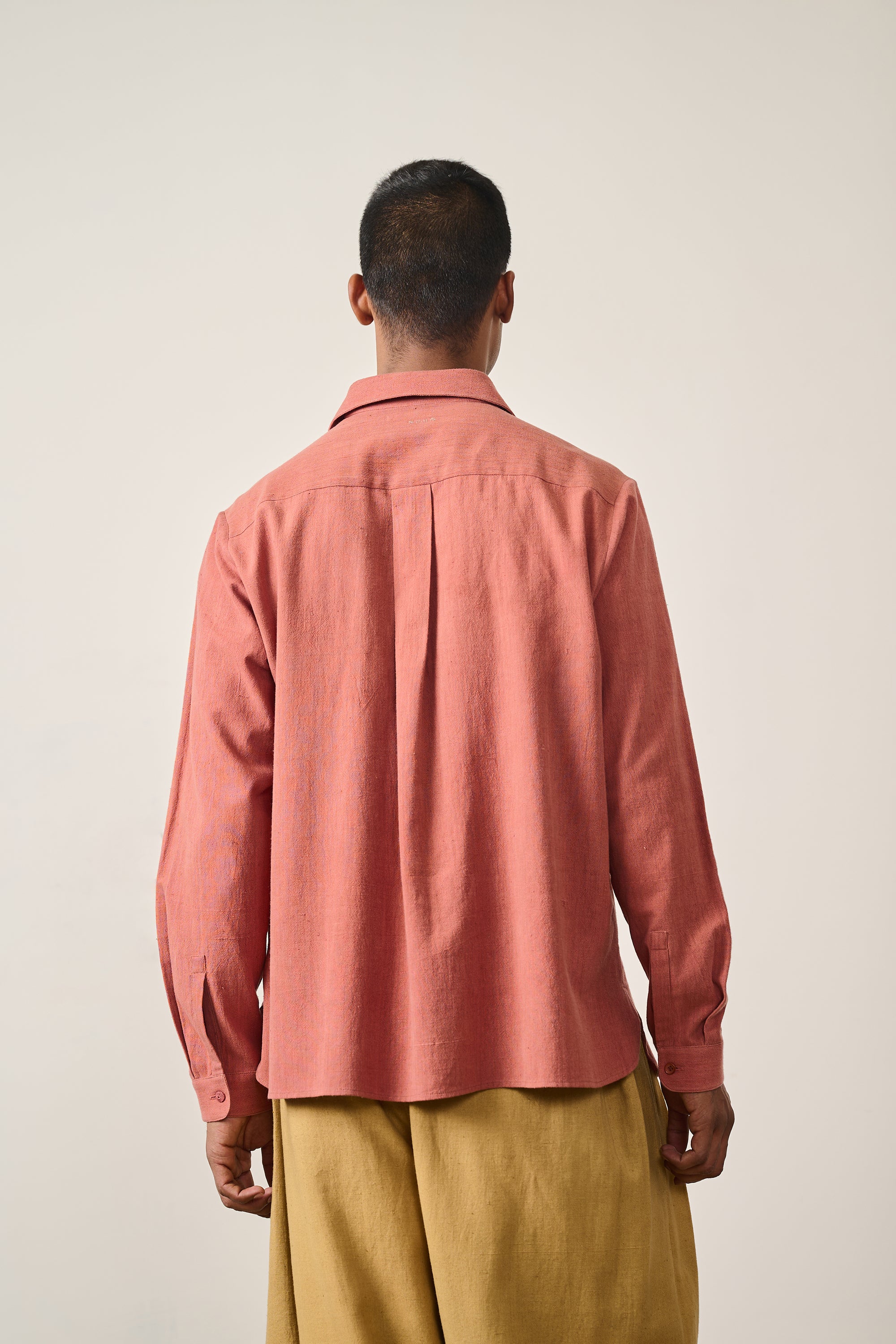 ROUGE PINK CAMP COLLAR SHIRT