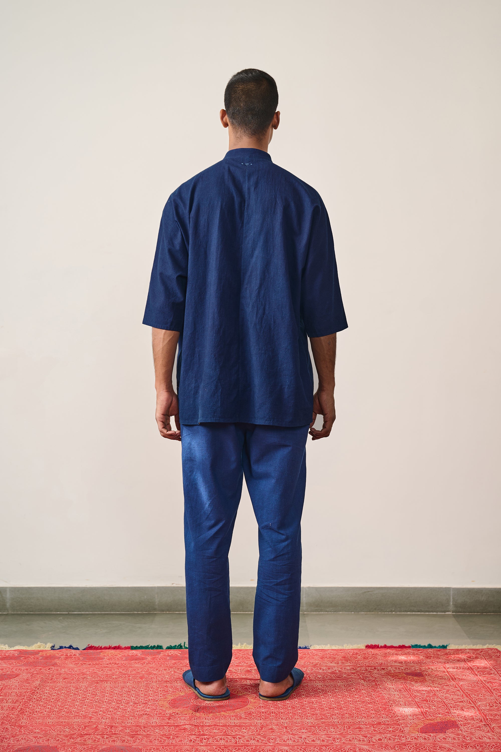 COTTON KIMONO HALF SLEEVE SHIRT