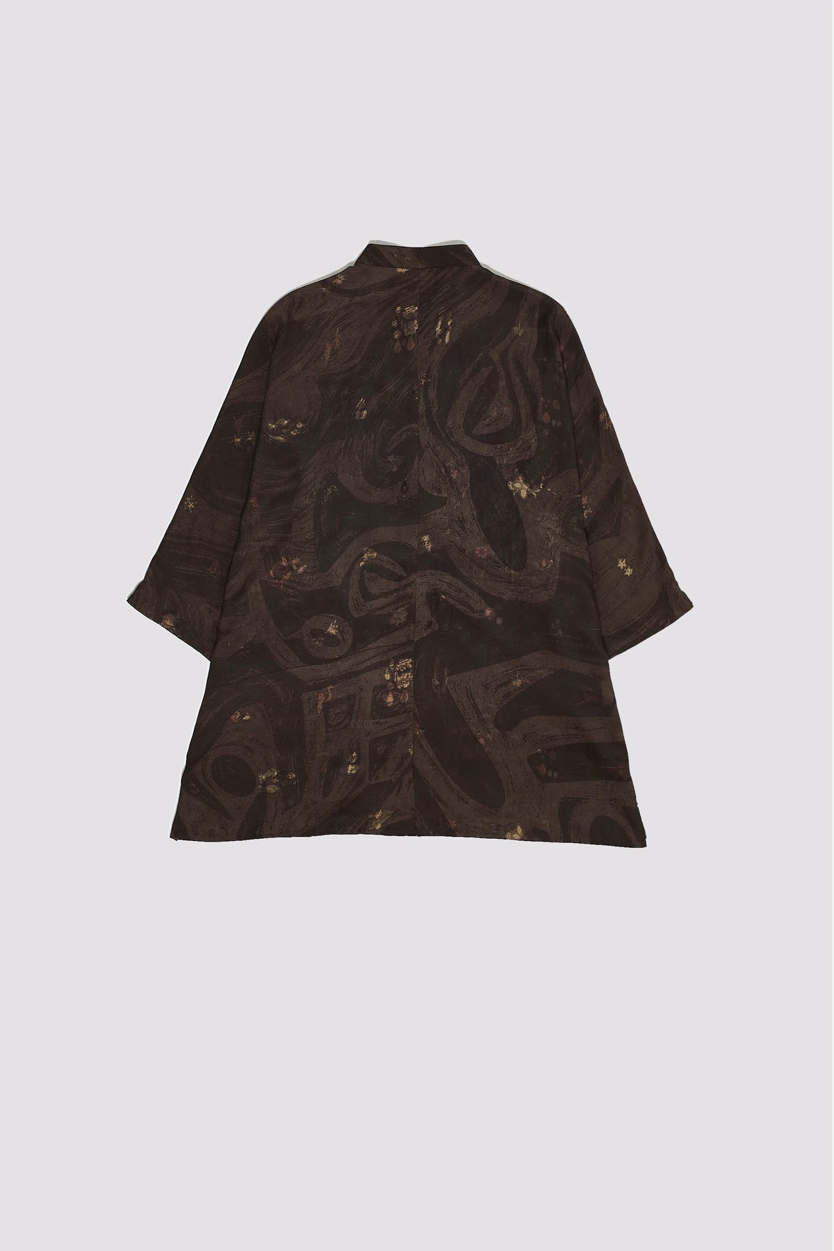 Black Macca Silk Shirt