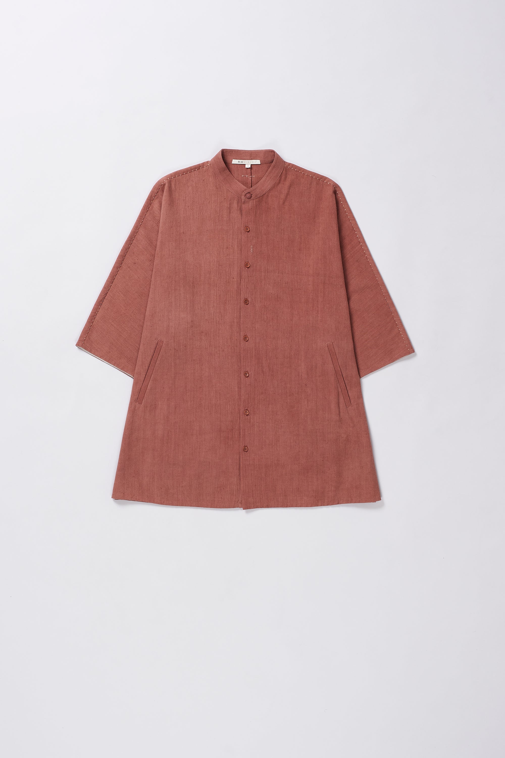 ROUGE PINK KIMONO HALF SLEEVE SHIRT