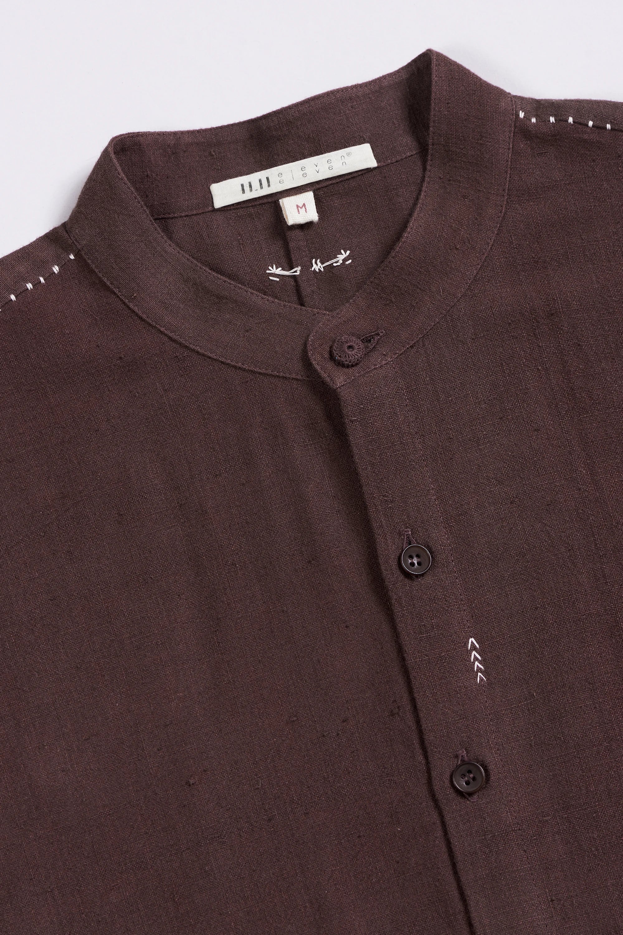 Kimono Sleeve Shirt in Burnt Umber