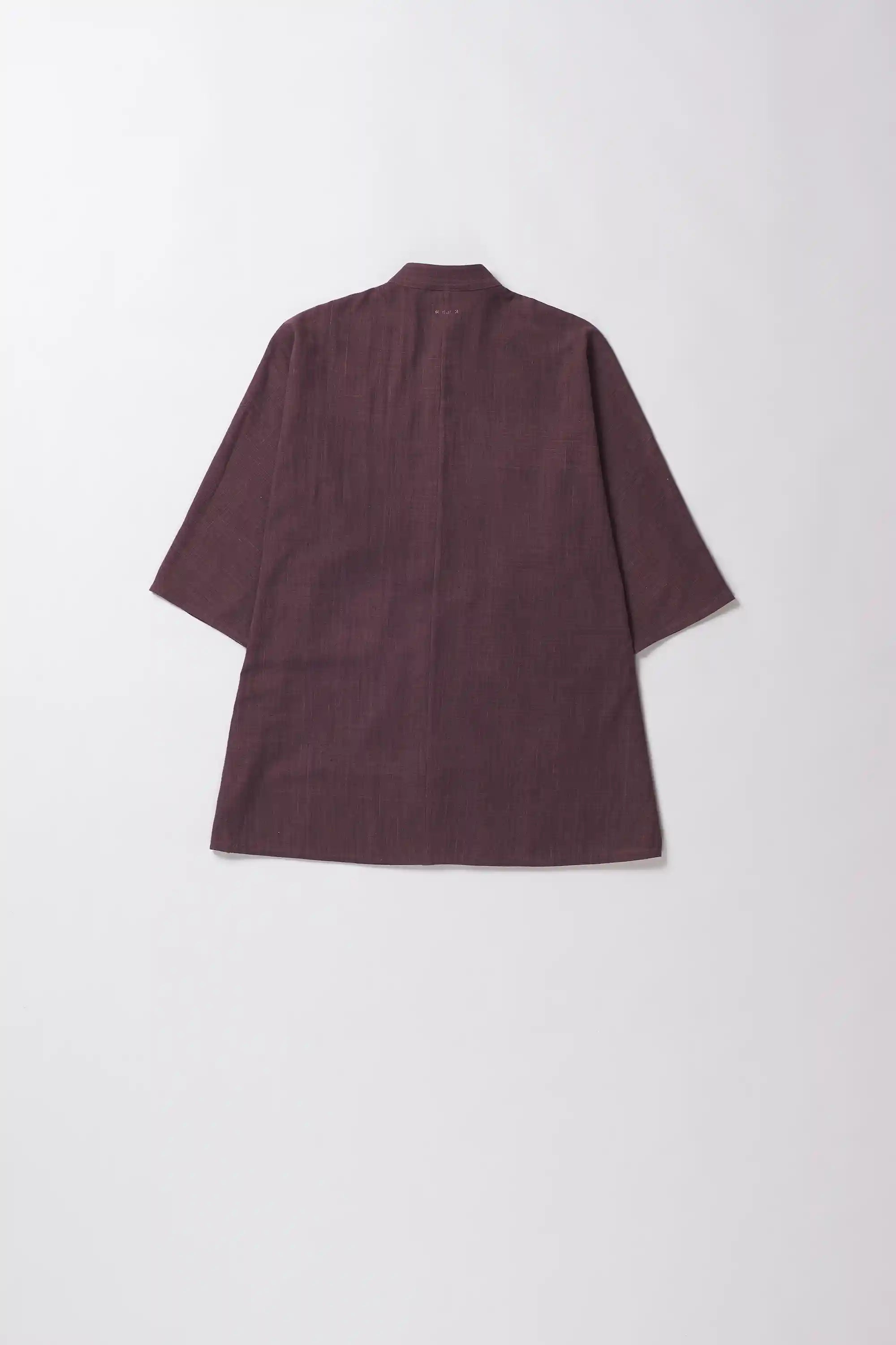 Back image of a purple red shirt