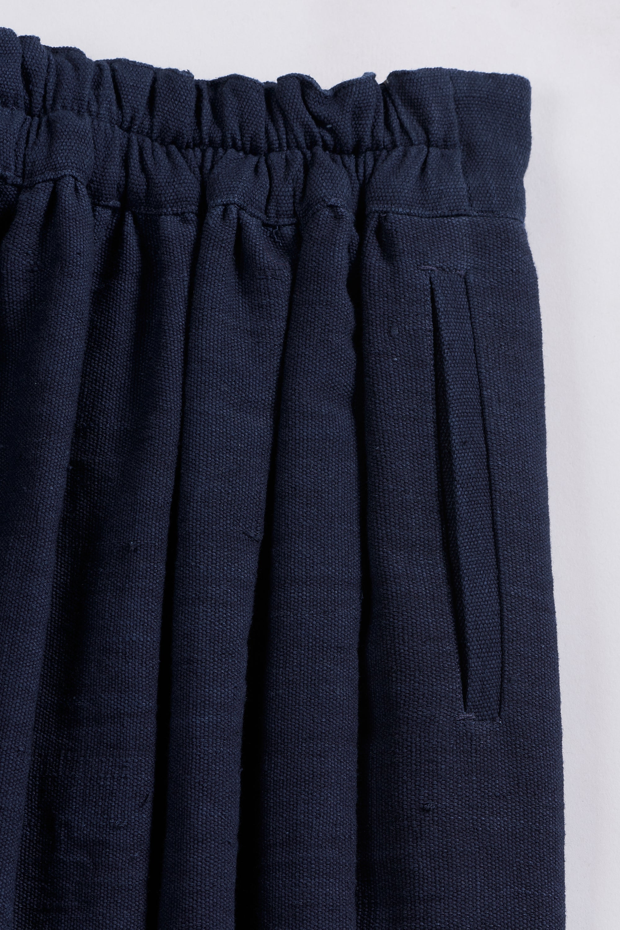 Flared Skirt in Natural Indigo
