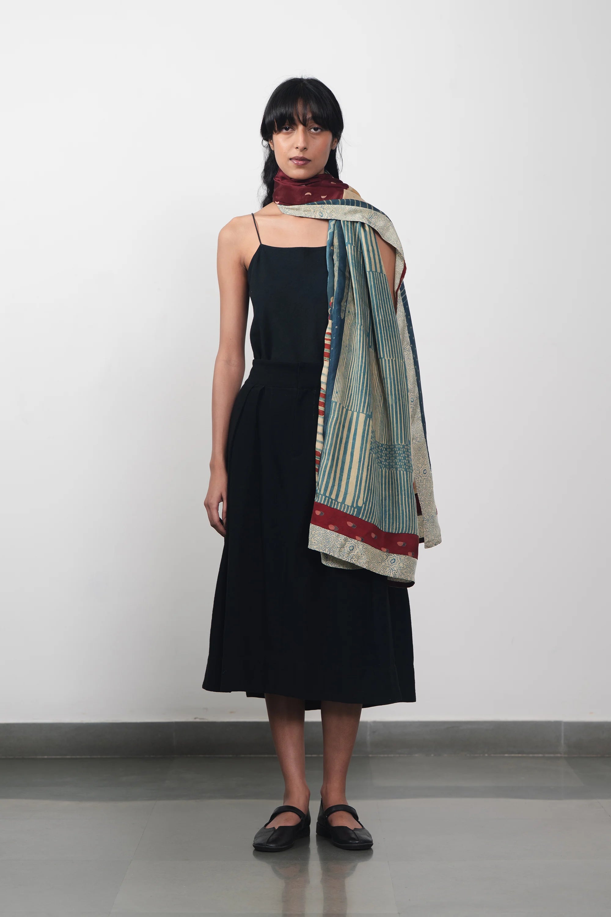 Flared Skirt in Organic Cotton