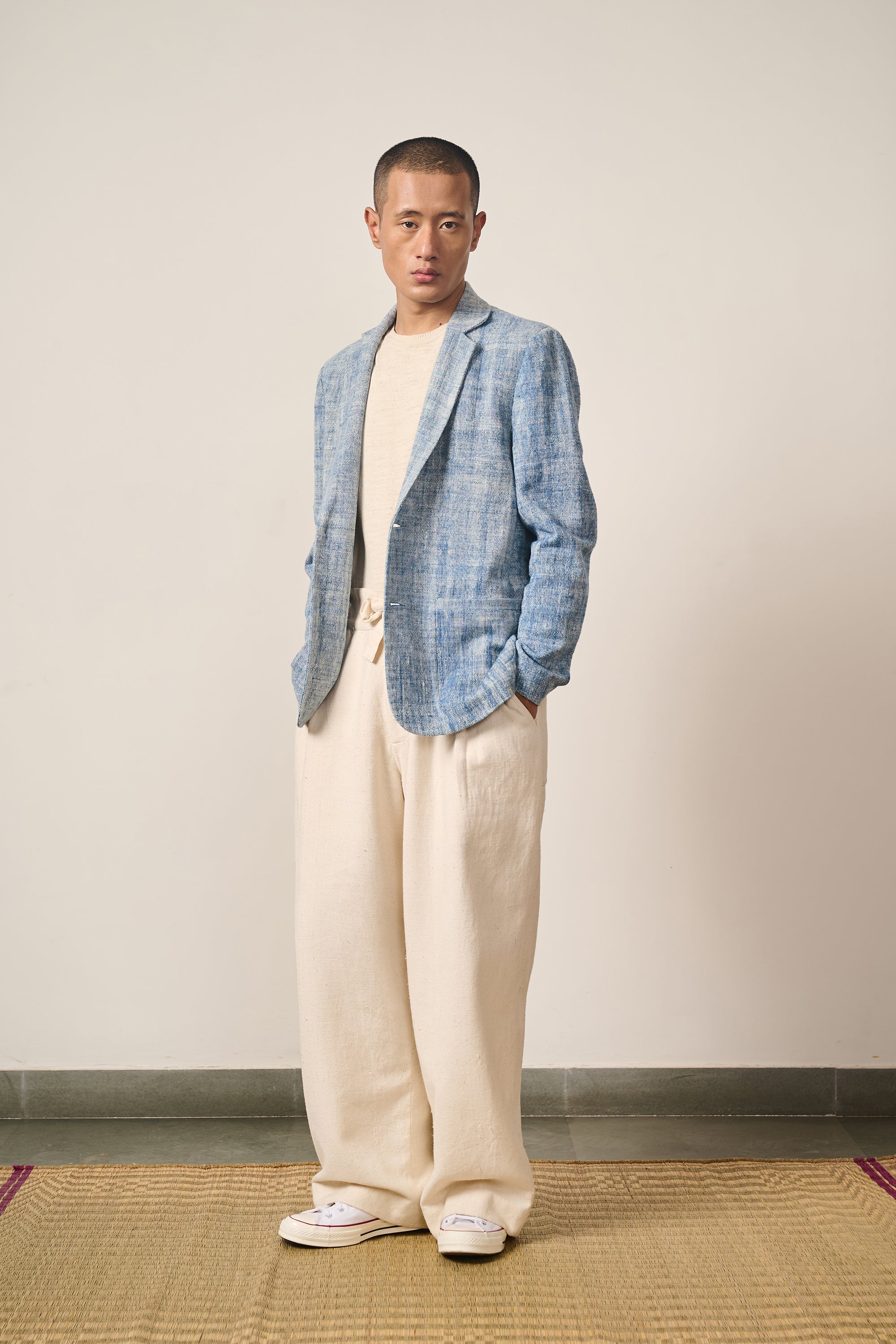 Chambray Statement Jacket