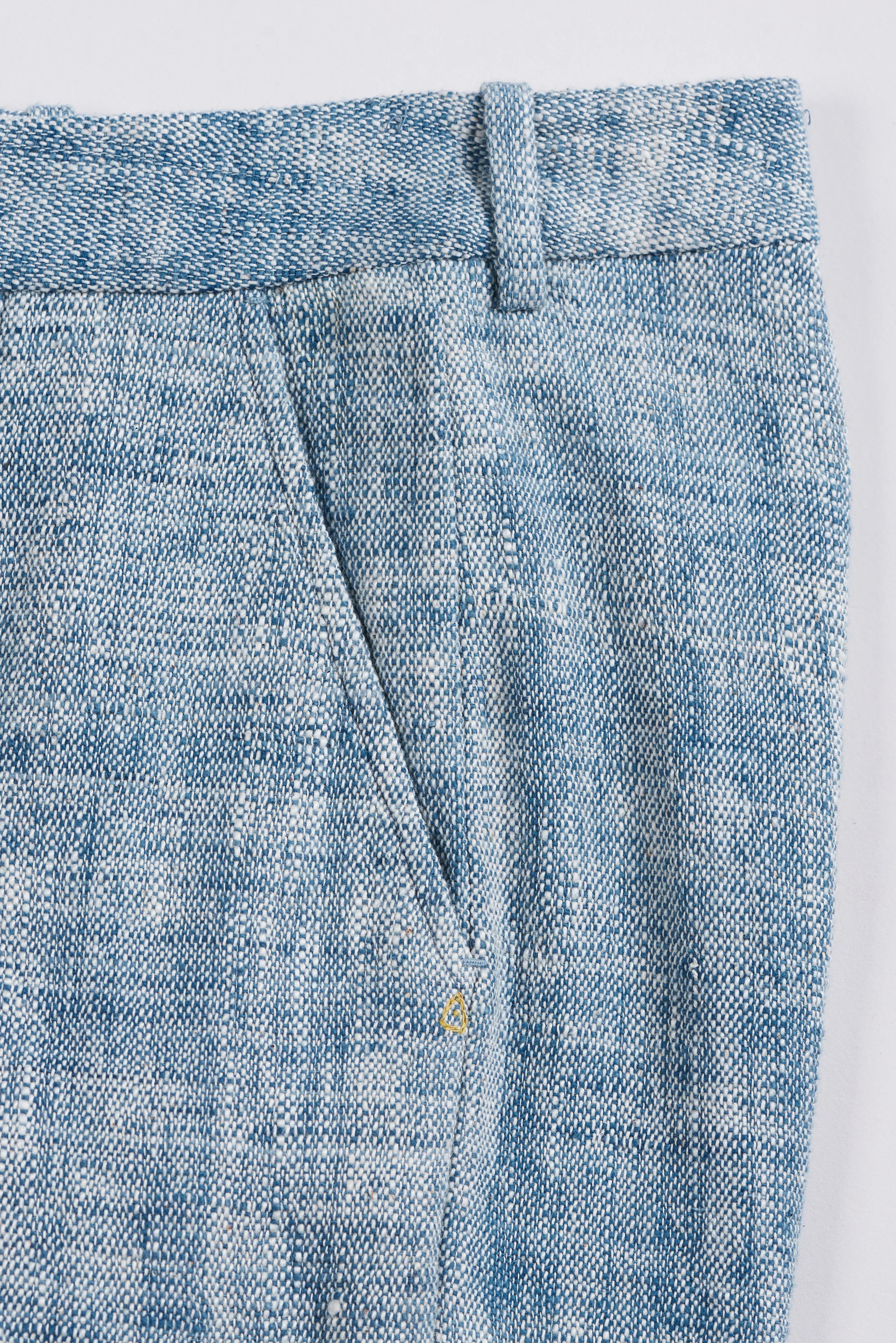 Trousers Organic Cotton in Indigo