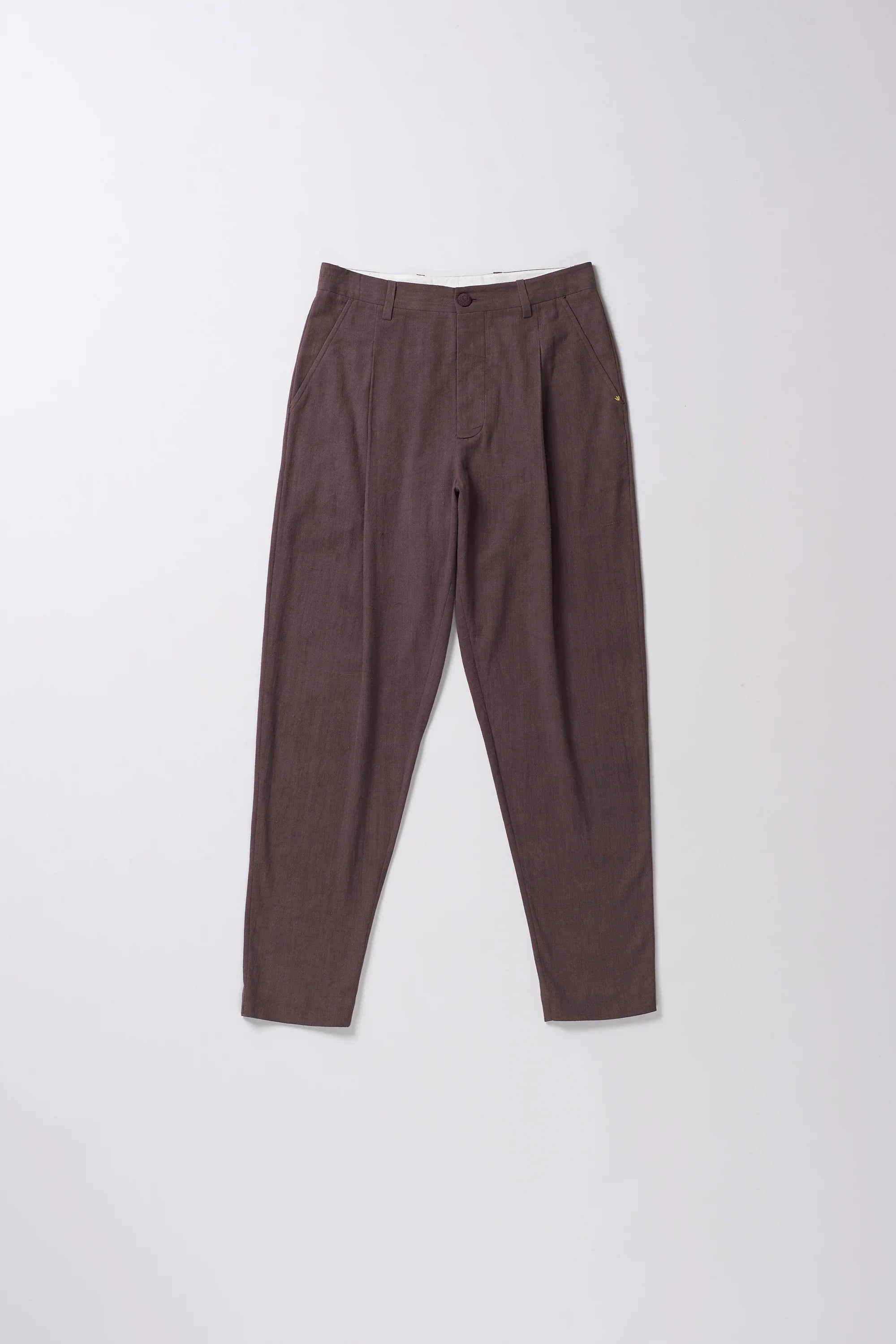 Cotton Trousers in Burnt Umber