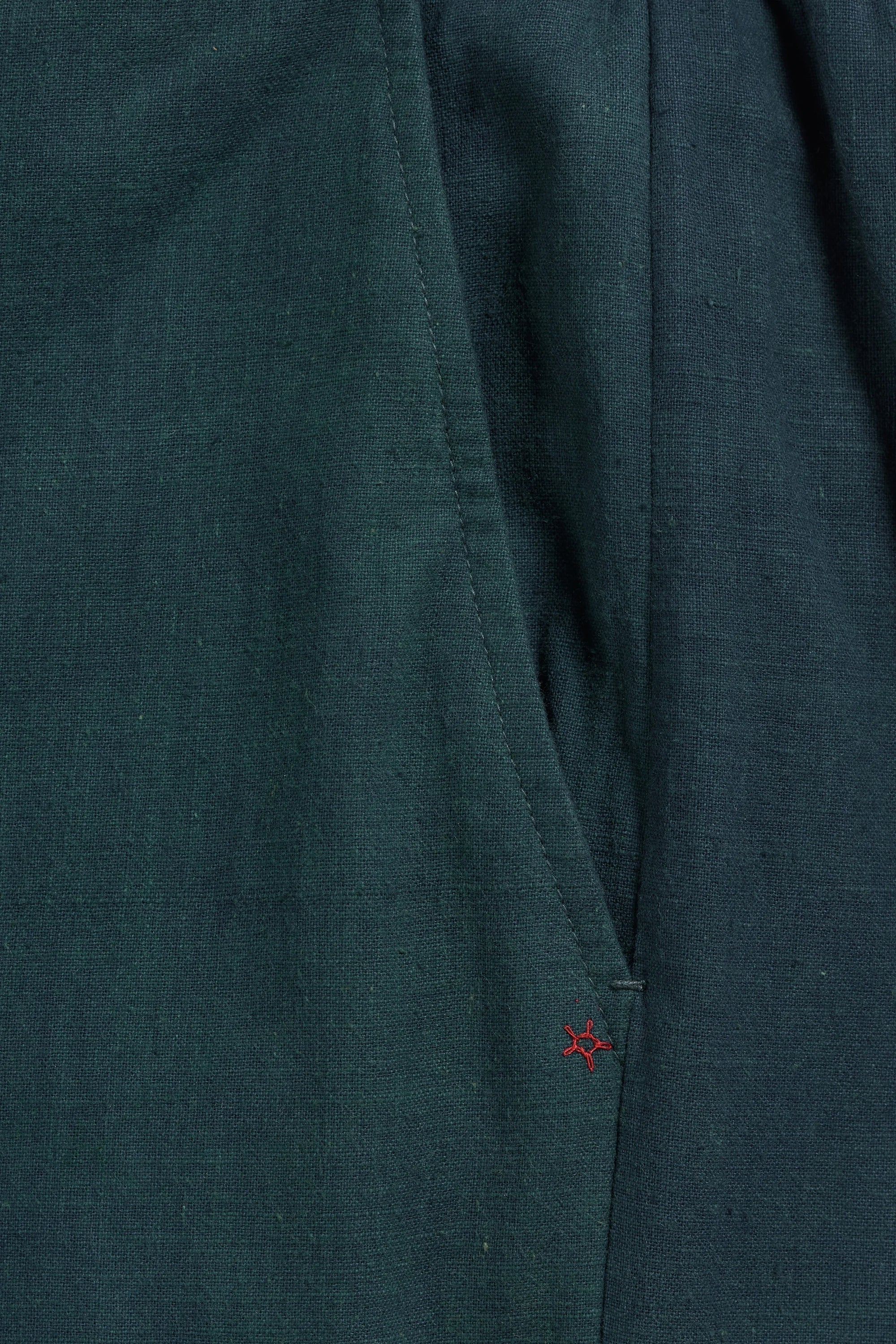 Straight Fit Cotton Trousers