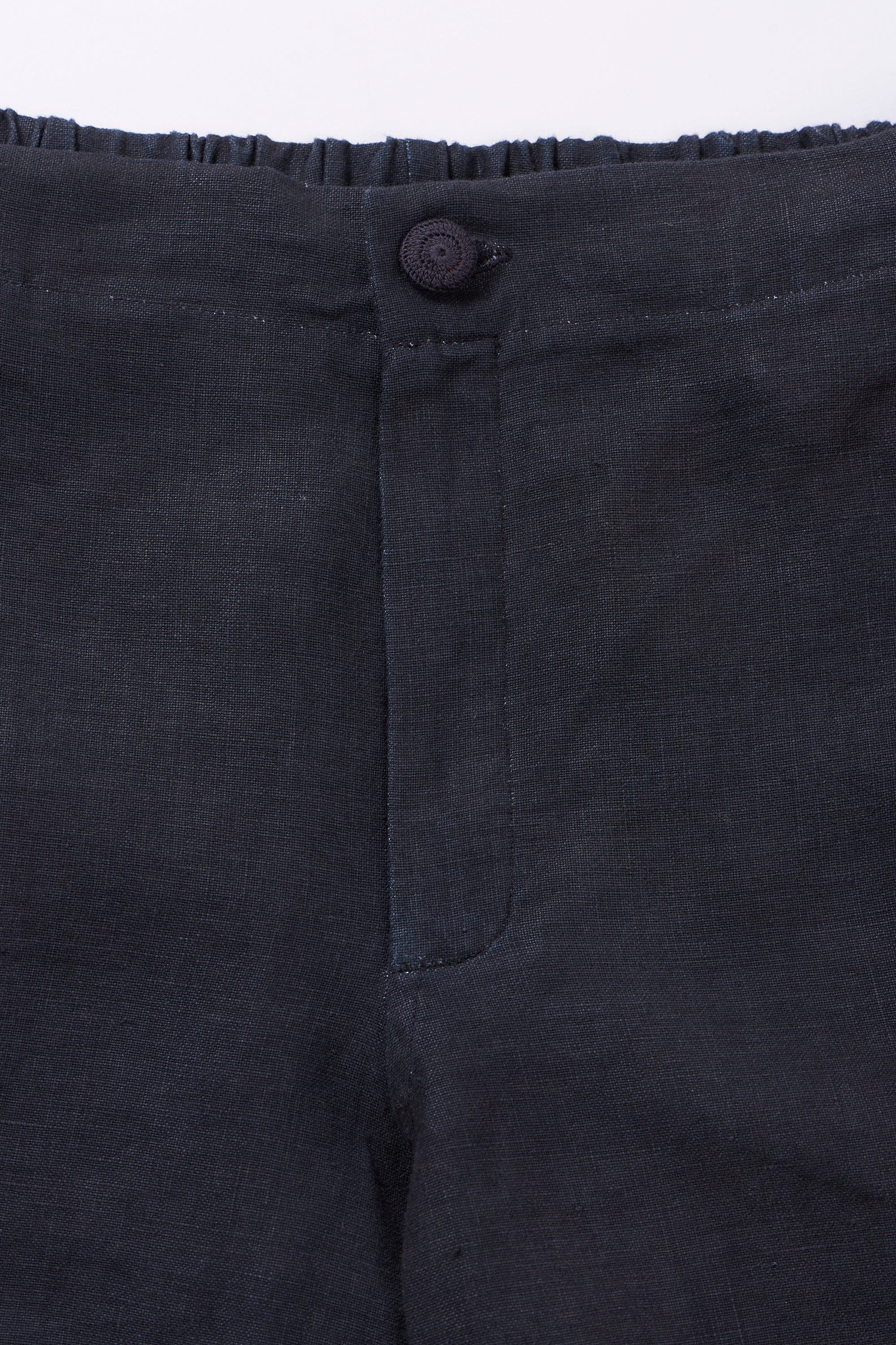 Linen Straight Fit Trousers