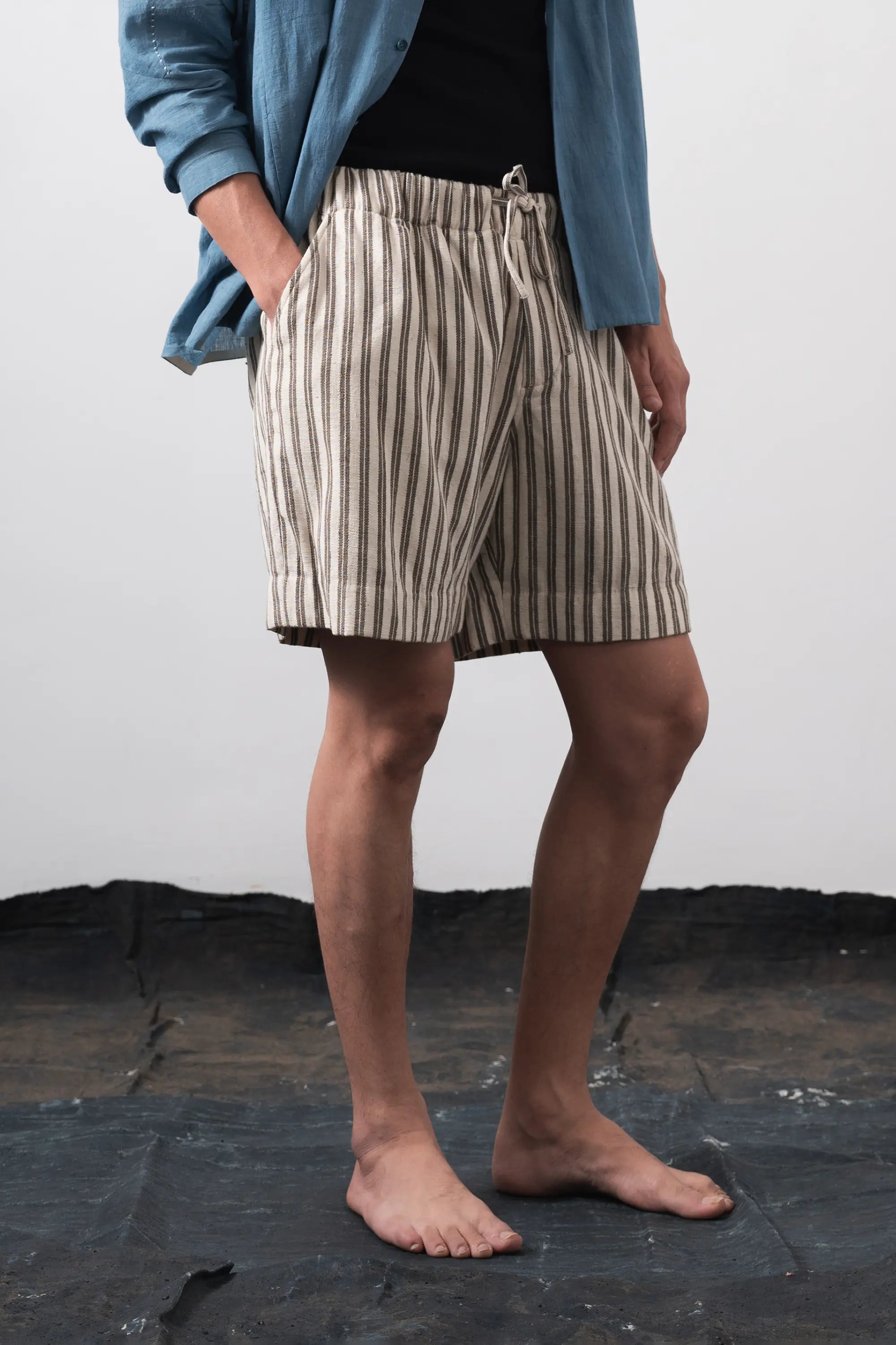 Charcoal Cotton Unisex Shorts