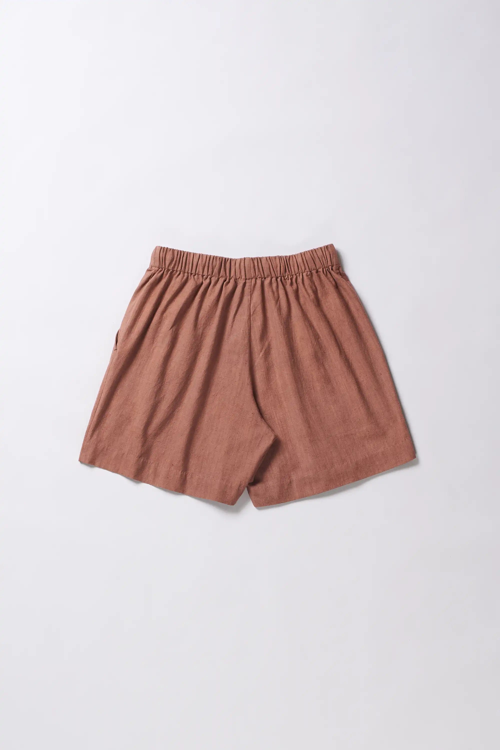 Orange rust summer shorts