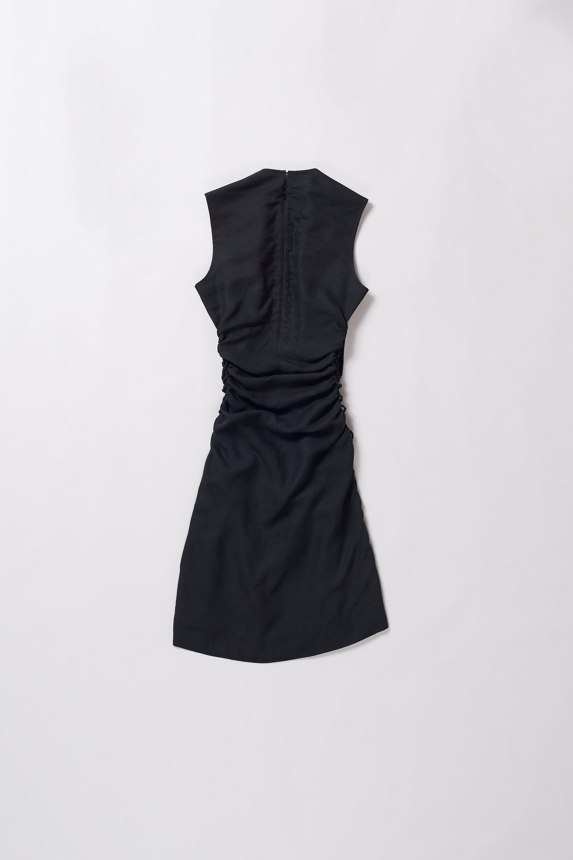 SILK SIDE TIE UP DRESS