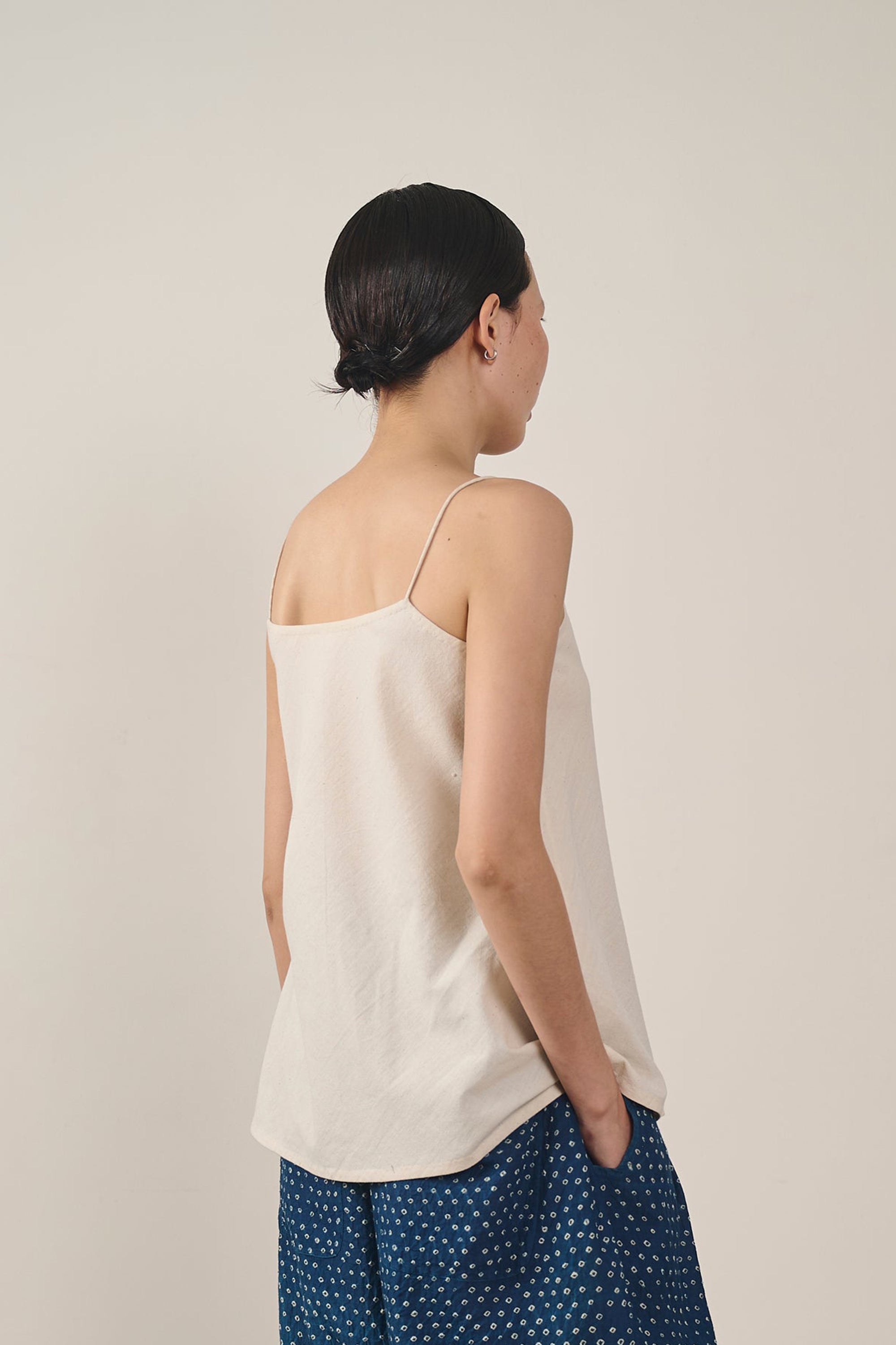 ECRU STRAPPY TOP