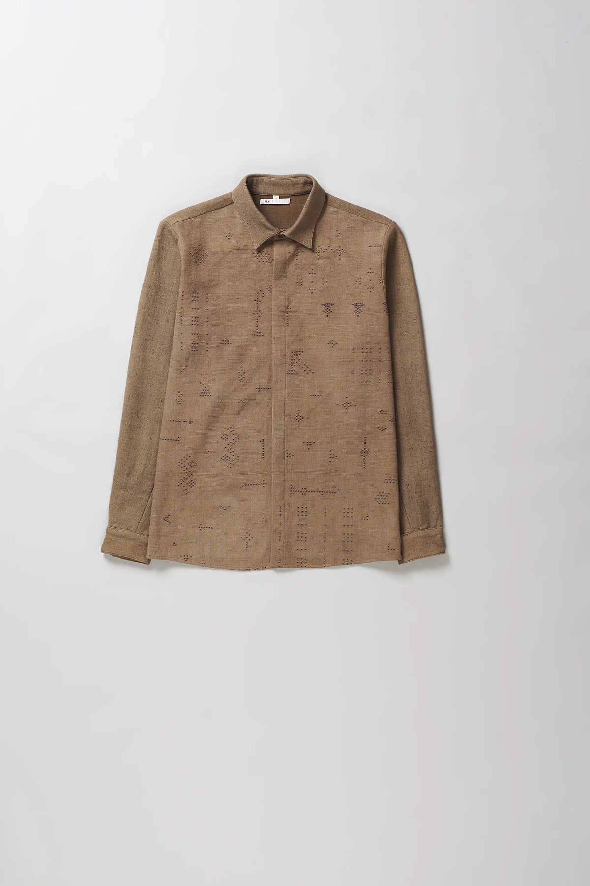 Statement Tangaliya Shirt in Filter Coffee