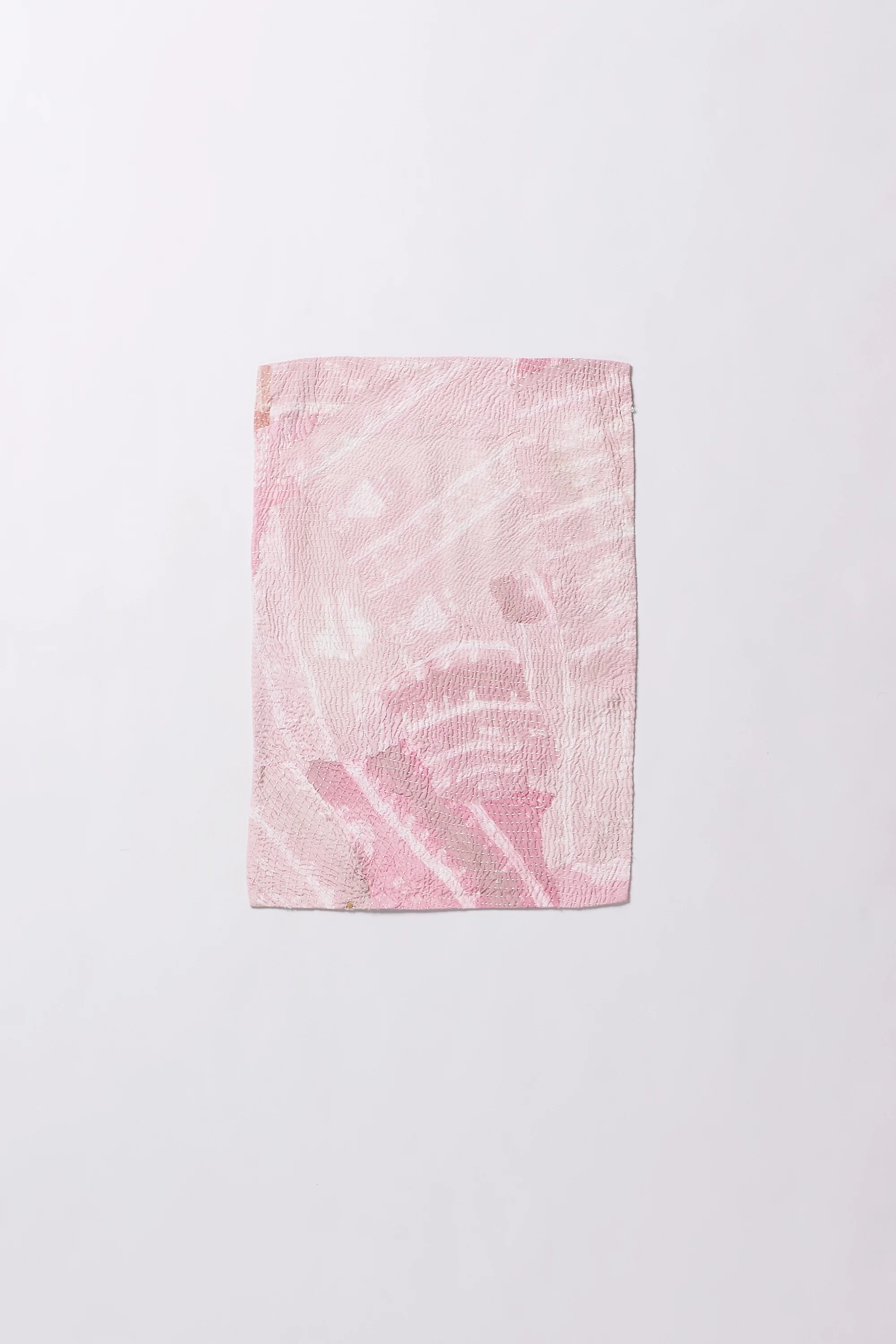 Chalk Pink Placemat with Kantha