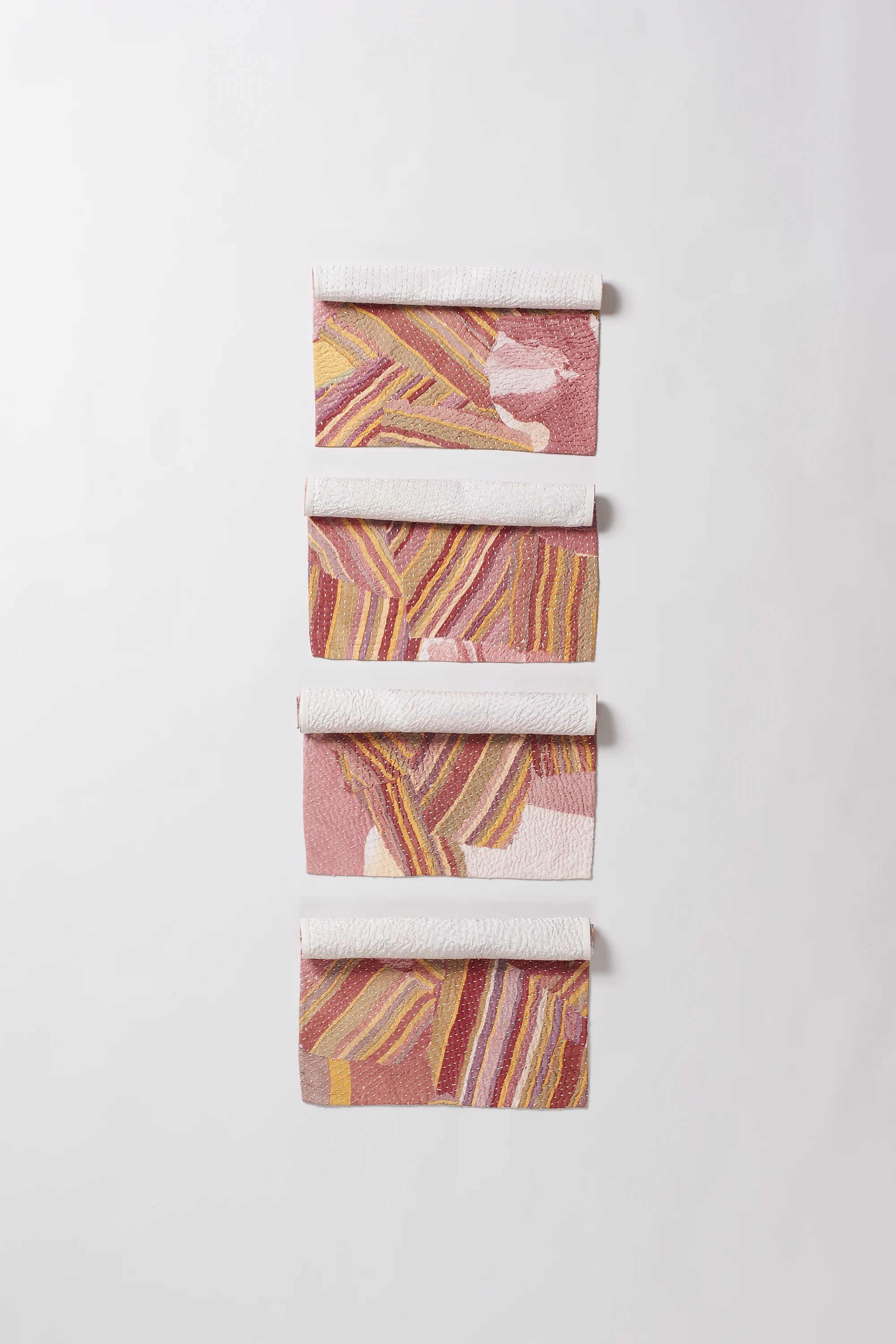 Multicolor Placemat with Kantha