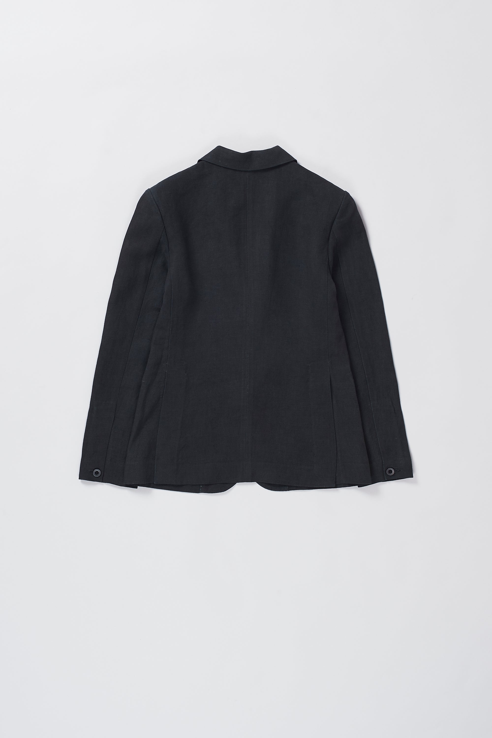 LINEN JACKET IN BLACK