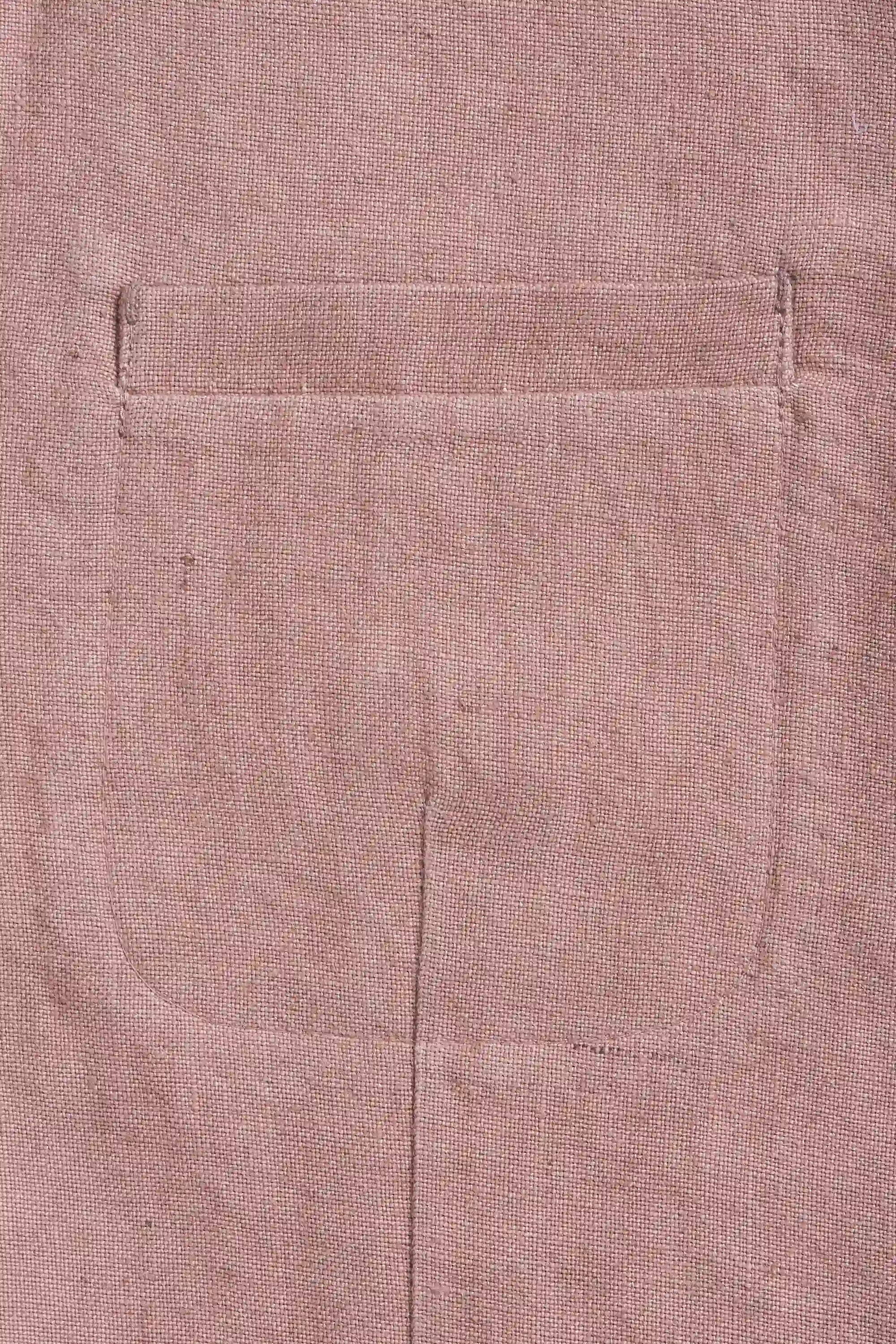 Close-up of a fabric with a pocket detail