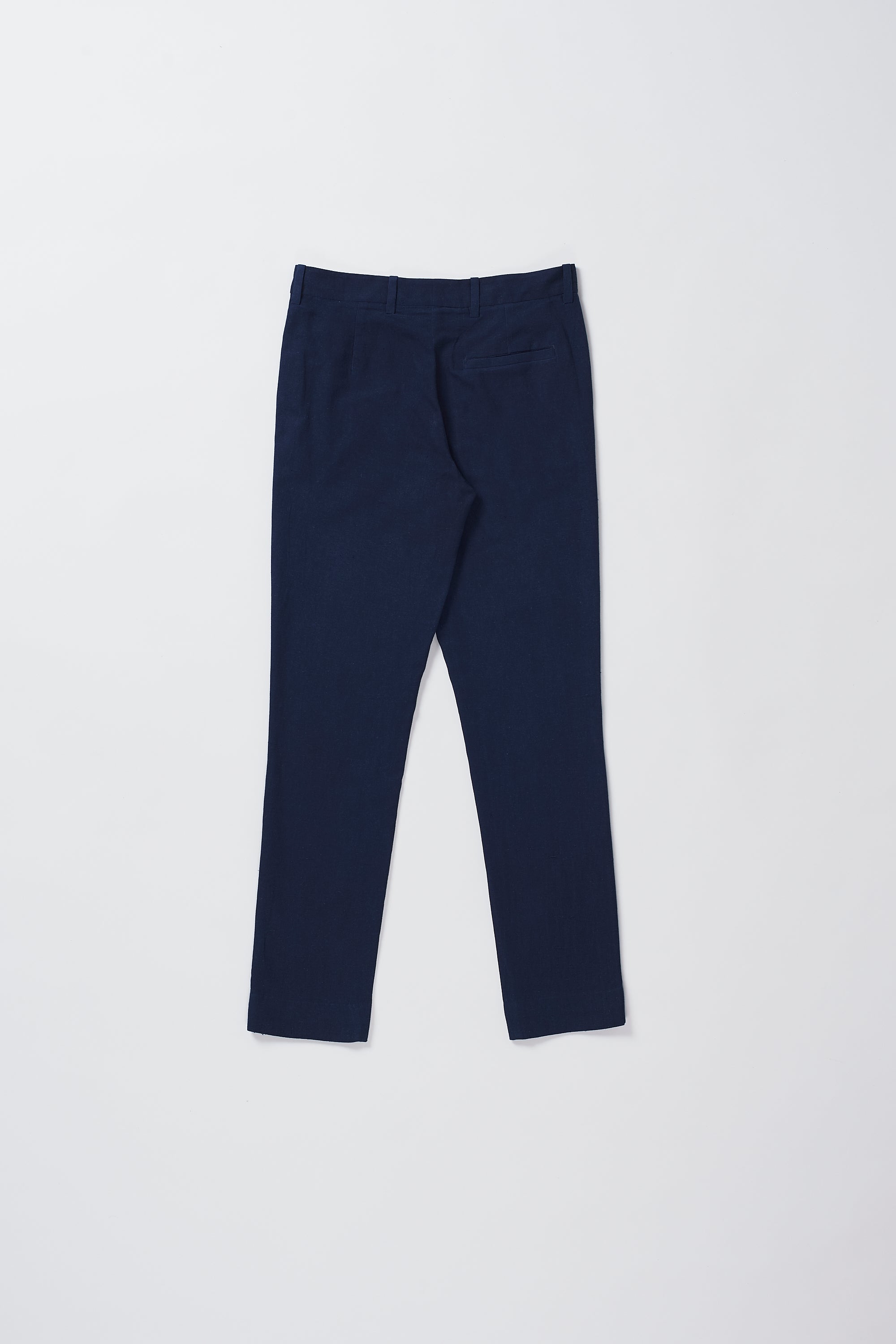 INDIGO TAPERED TROUSERS