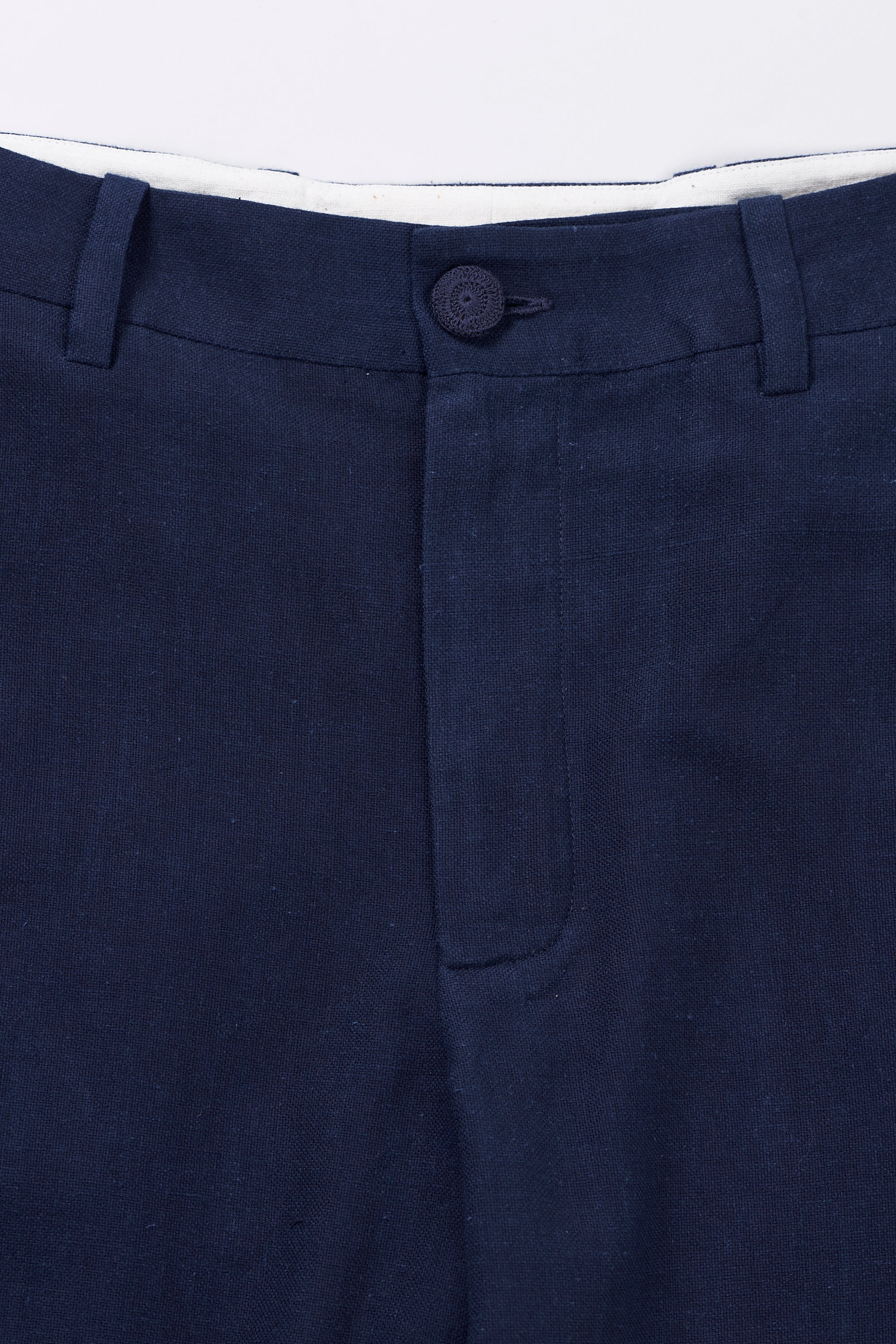 INDIGO TAPERED TROUSERS