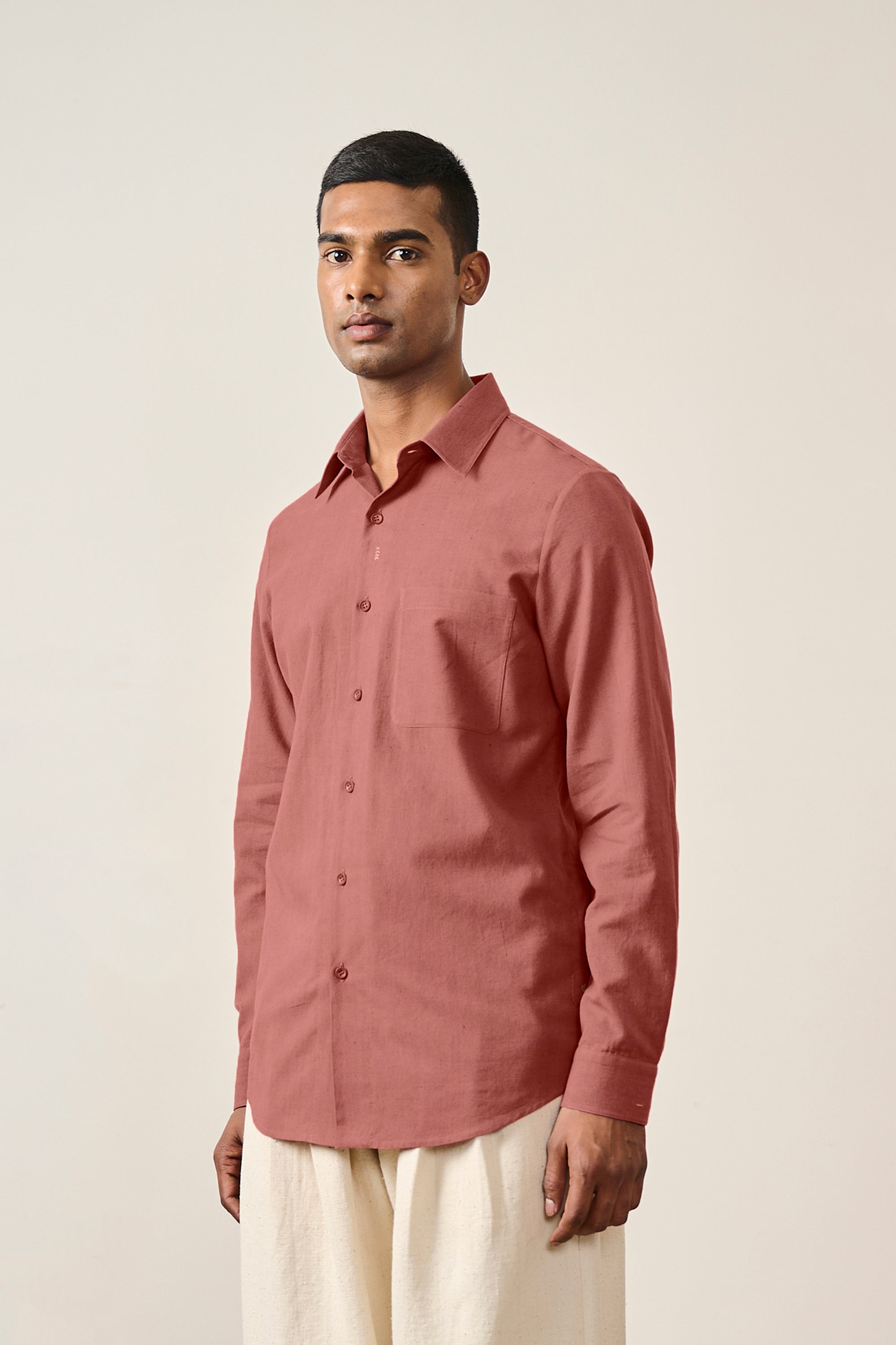ROUGE PINK COTTON SHIRT