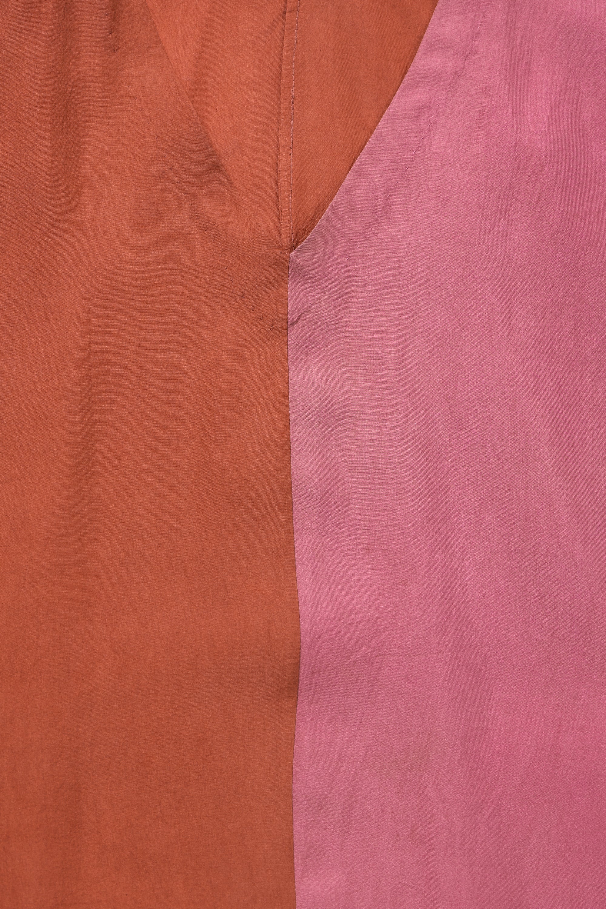 COLOUR BLOCKED SILK DRESS